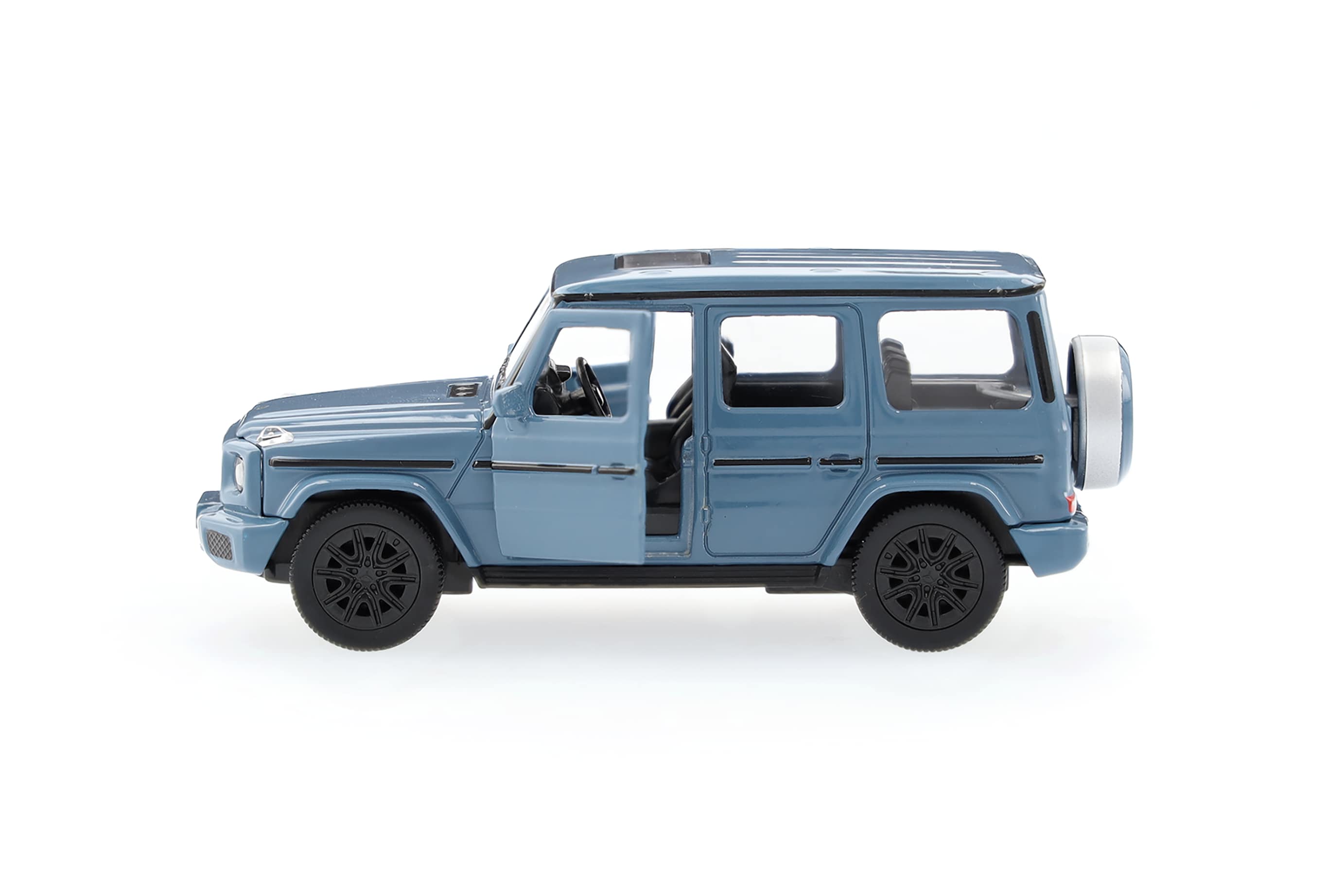 G-Klasse, Geländewagen, W465, Pullback - MANUFAKTUR vintageblau uni, Heinrich Bauer, 1:43