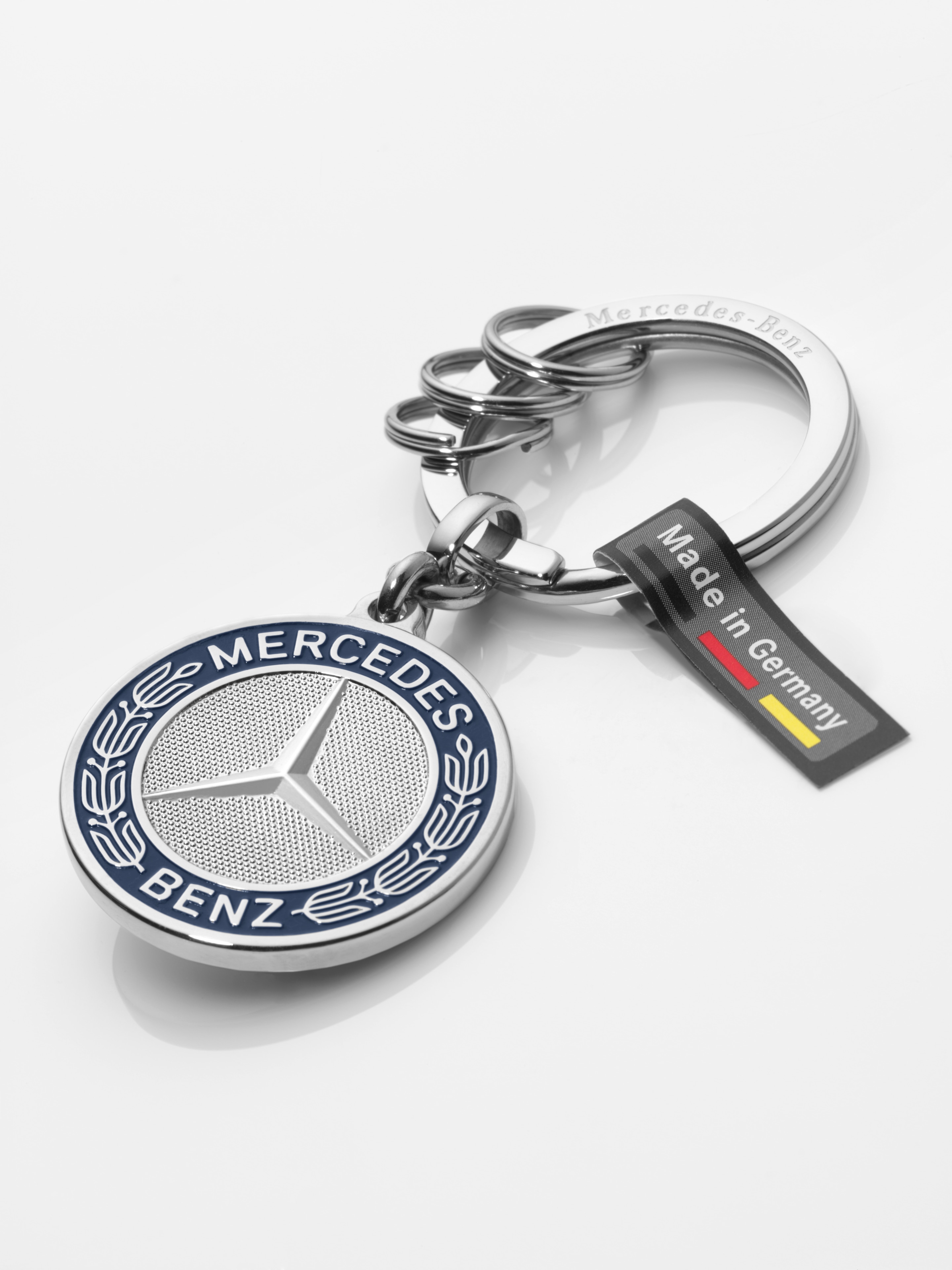 Breloczki do kluczy, Stuttgart - srebrny, stal nierdzewna