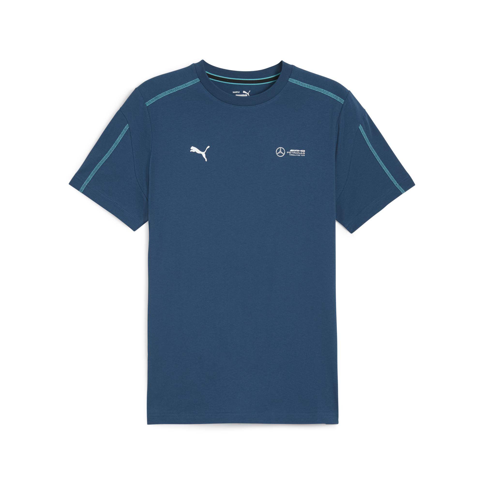 T-Shirt, Unisex, Mercedes-AMG F1 - blau, S
