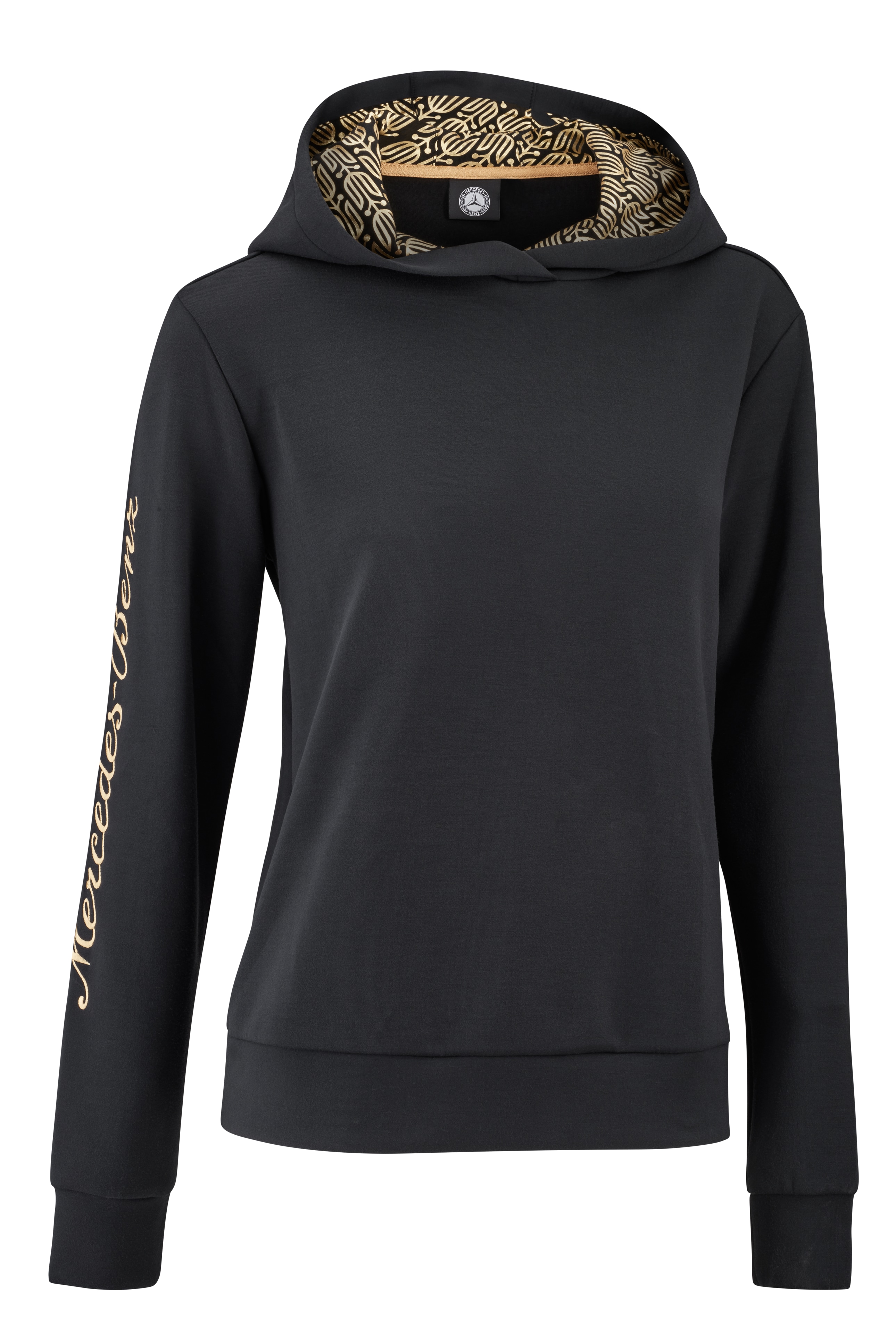 Bluza damska z kapturem - czerń, XS