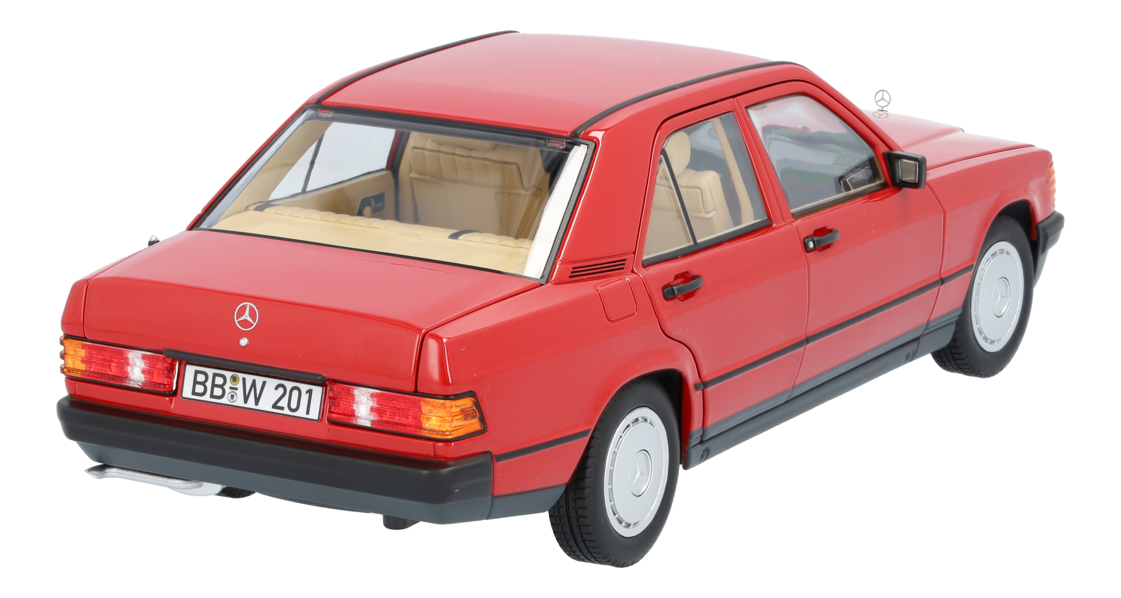 190 E W 201 (1982-1988) - rot, Norev, 1:18