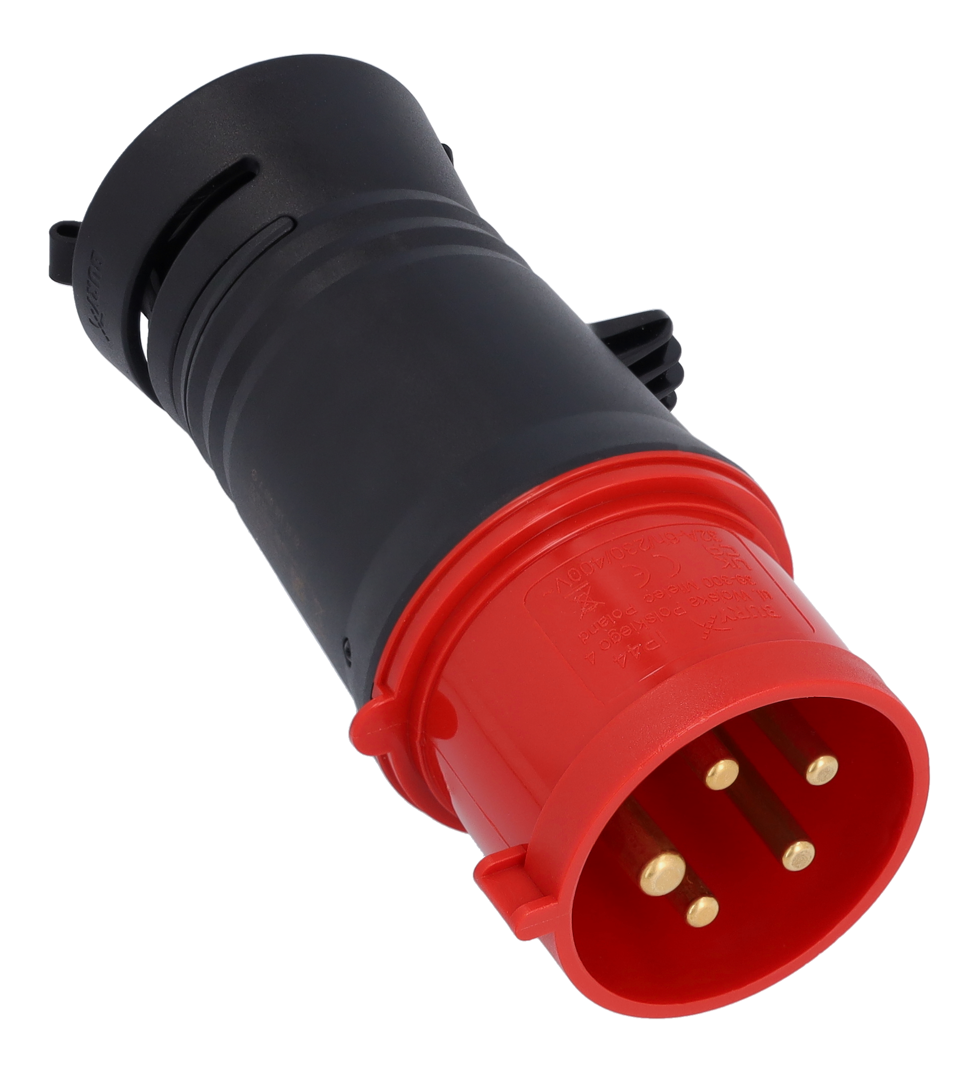 Elastyczny system ładowania Pro, Adapter, CEE 32/3-fazowy - tworzywo sztuczne, czerń, kierownica z lewej/prawej strony