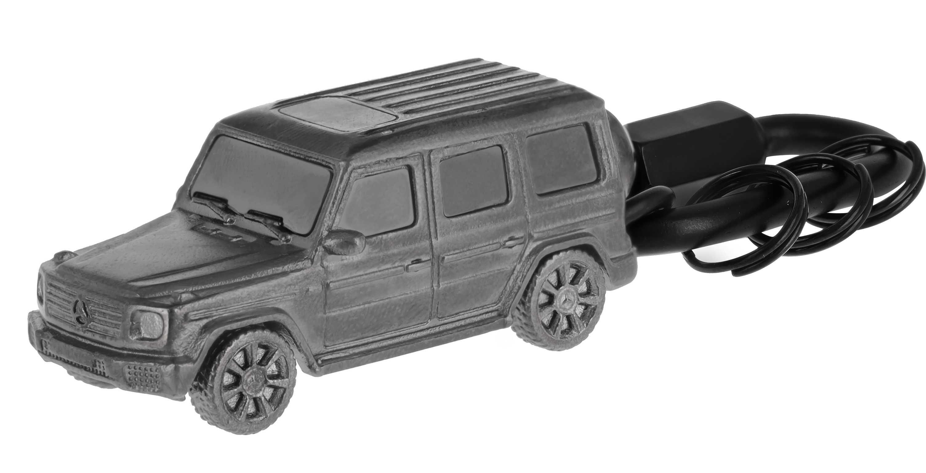 Breloczki do kluczy, G-Class - antracyt / czerń, odlew cynku / stal nierdzewna, powlekane proszkowo