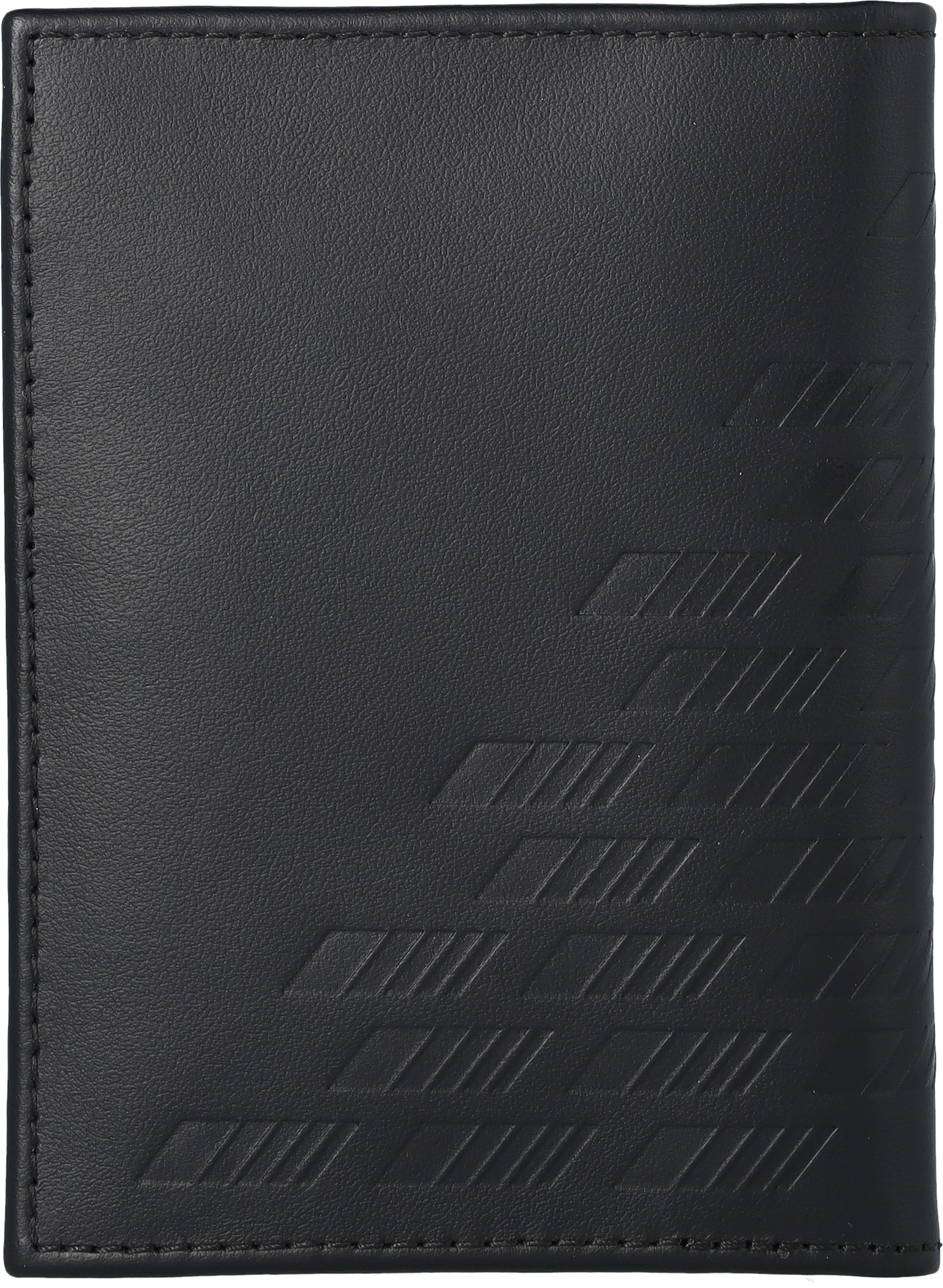 AMG Fahrzeugscheinmäppchen - schwarz, Rindleder