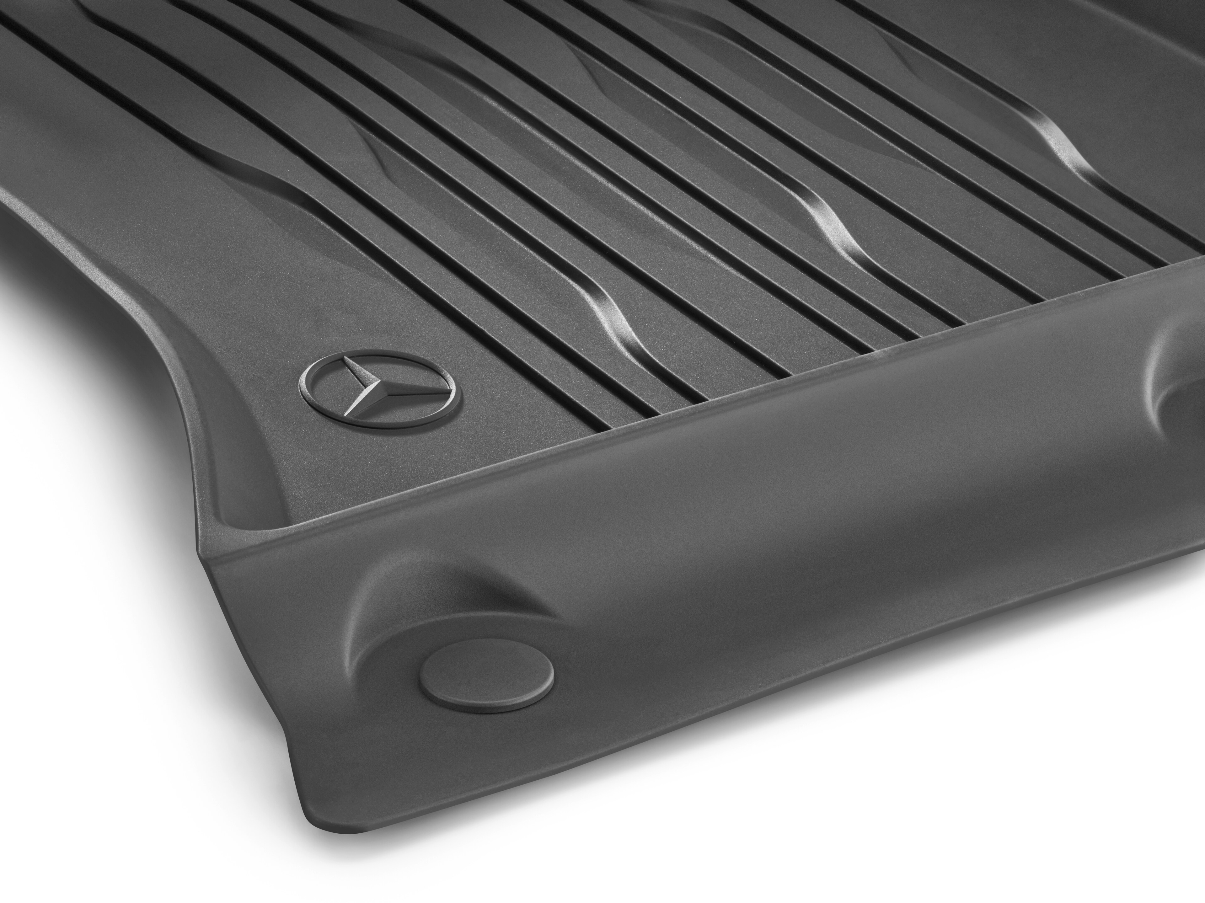 Allwettermatten Dynamic Lines, Fahrer-/Beifahrermatte, 2-teilig - LL, spacegrau