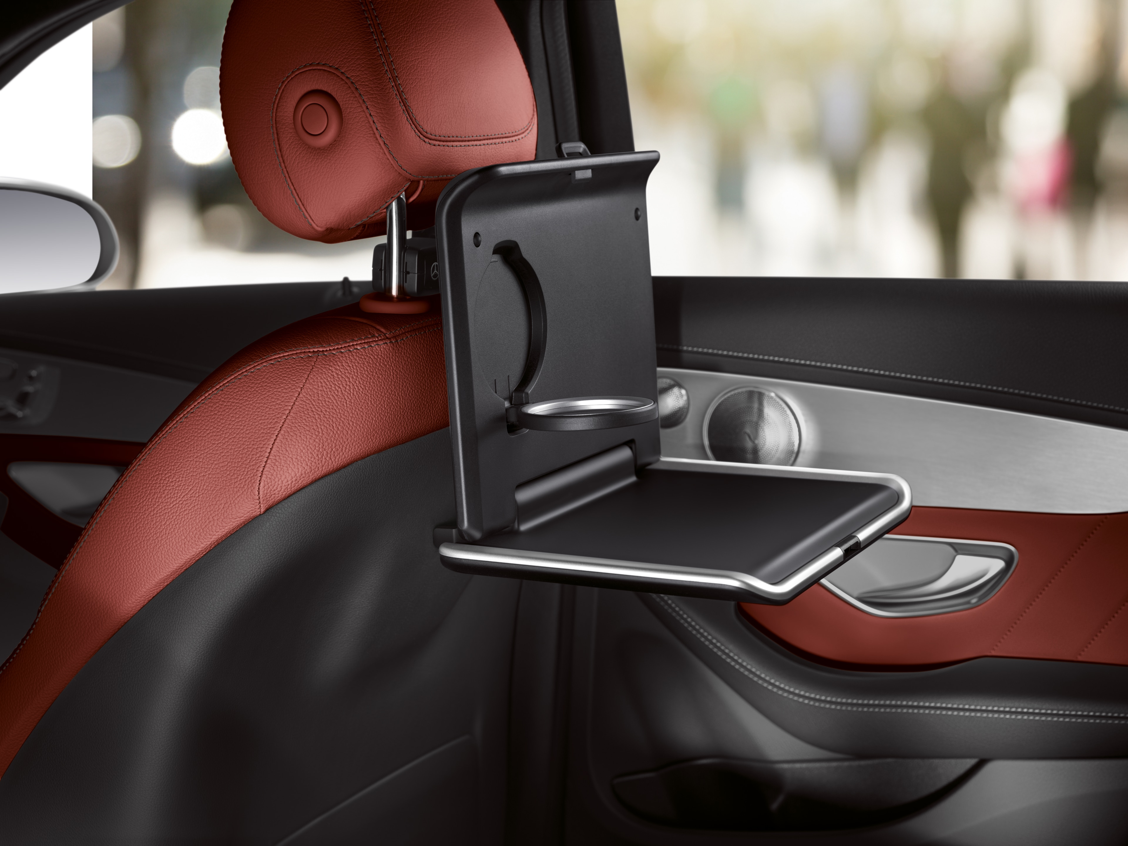 Stolik składany - czerń, tworzywo sztuczne