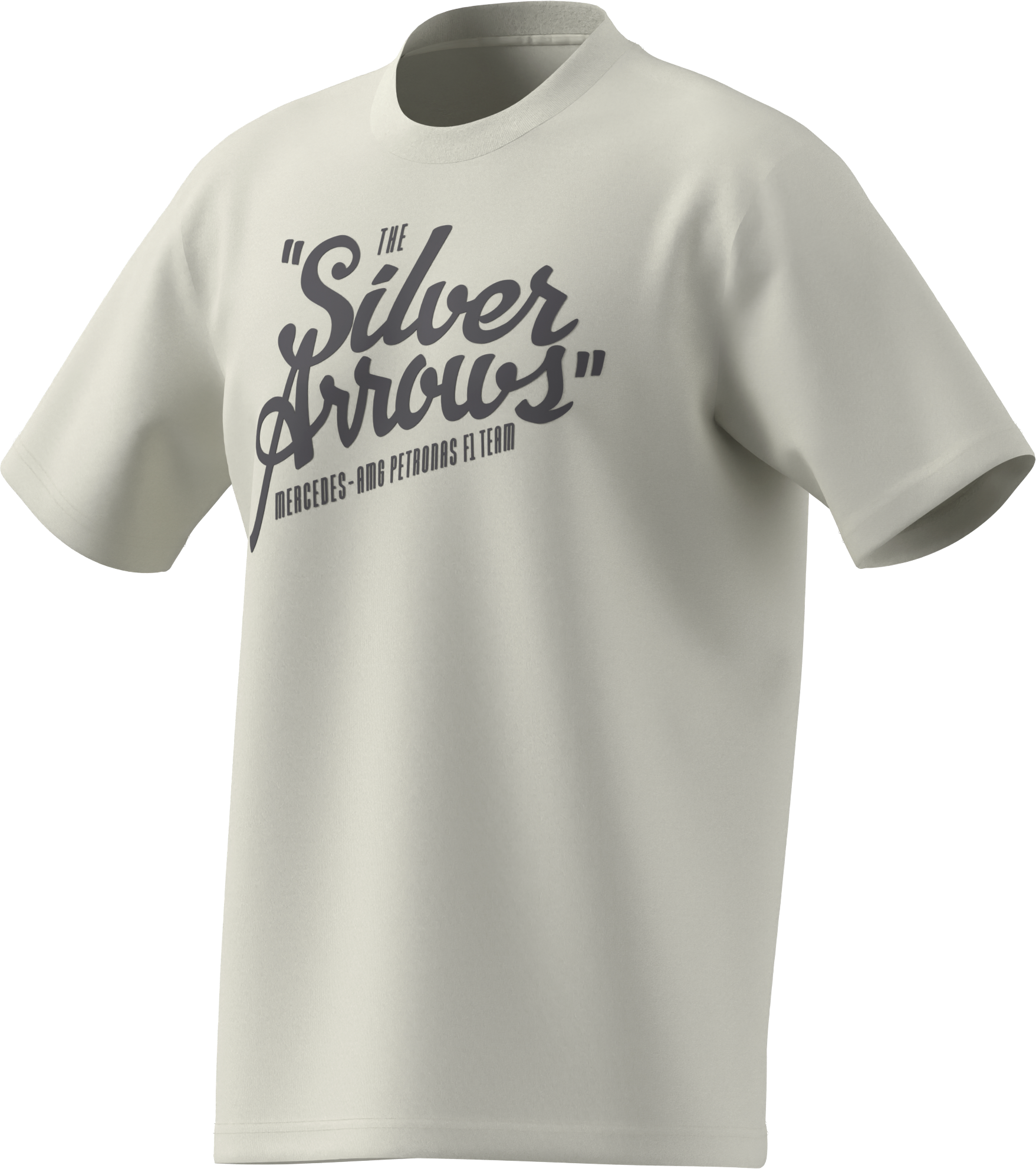 T-shirt męski, Mercedes-AMG F1, 2026 - offwhite, M