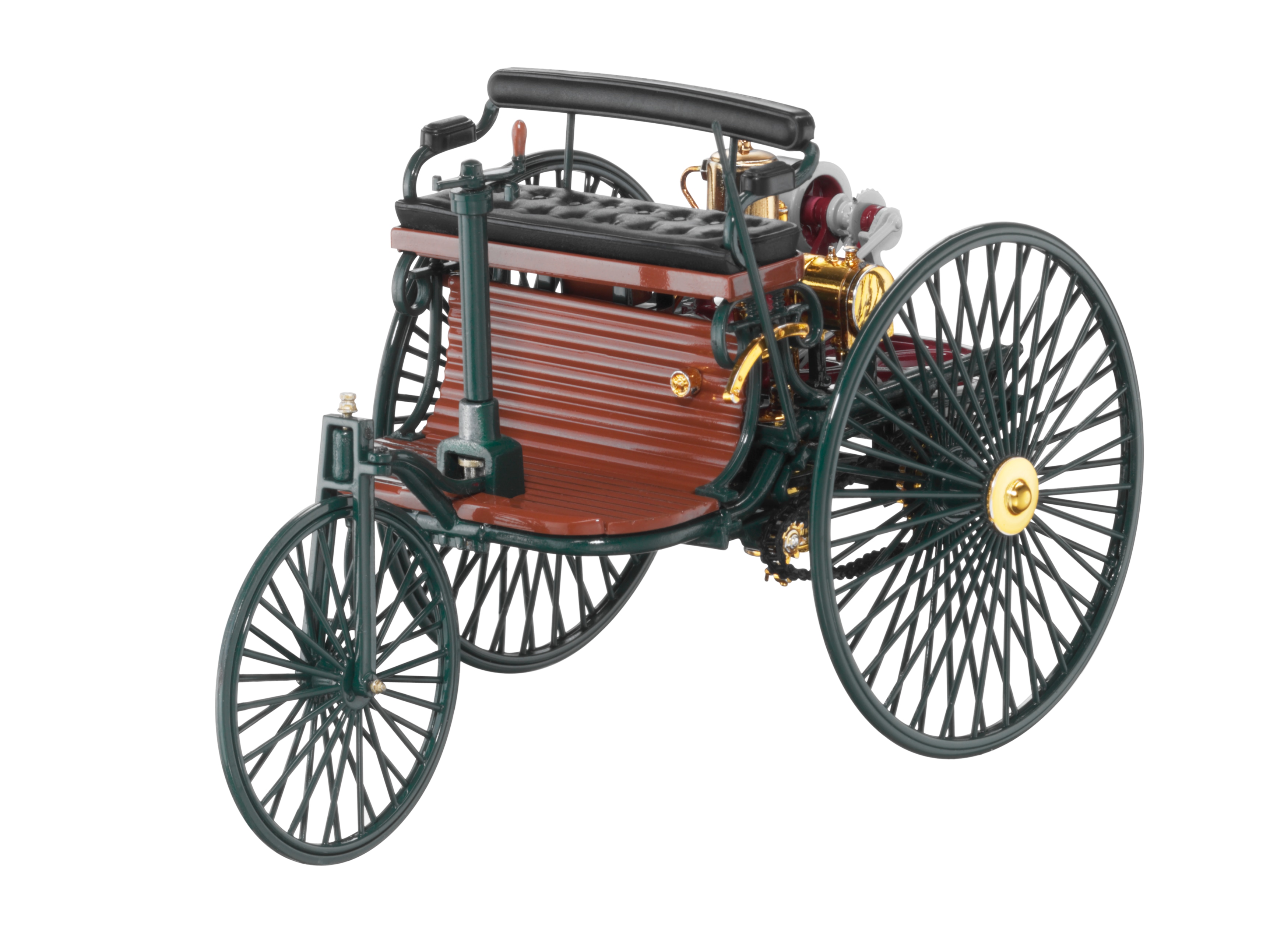 Benz Patent Motorwagen (1886) - zielony, Norev, 1:18