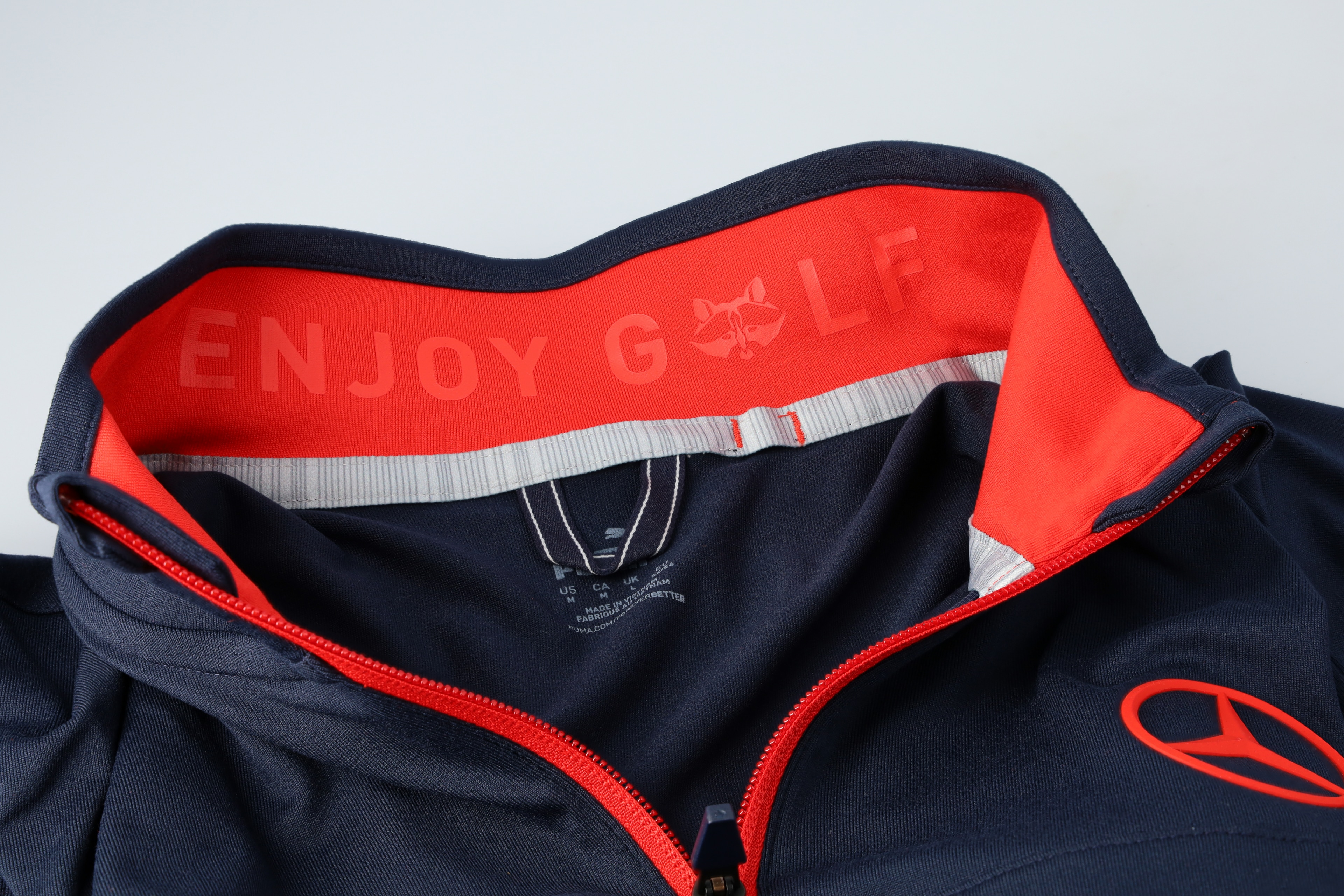 Golf-Sweater Herren - navy / rot, S