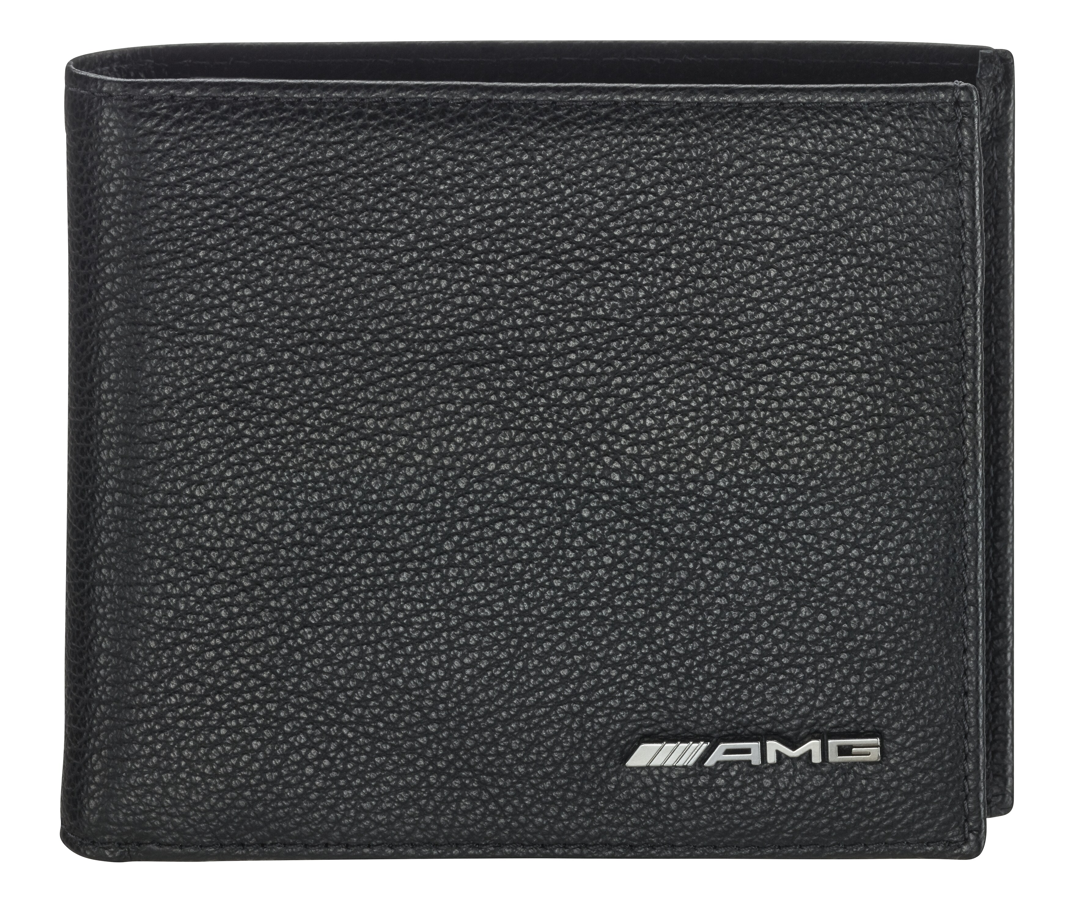 Portfel AMG - czerń, skóra bydlęca