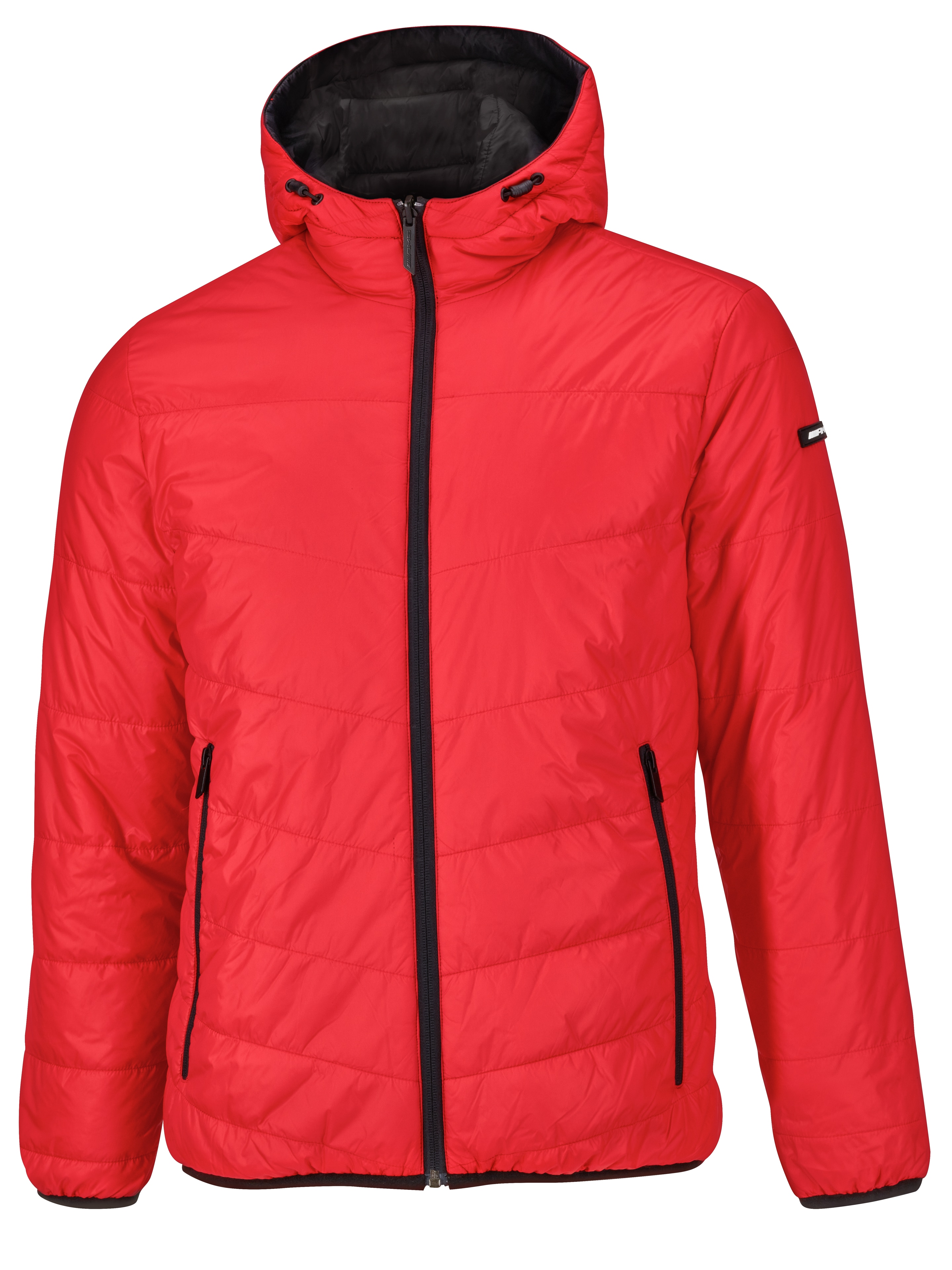 AMG Wendesteppjacke Herren - rot, L
