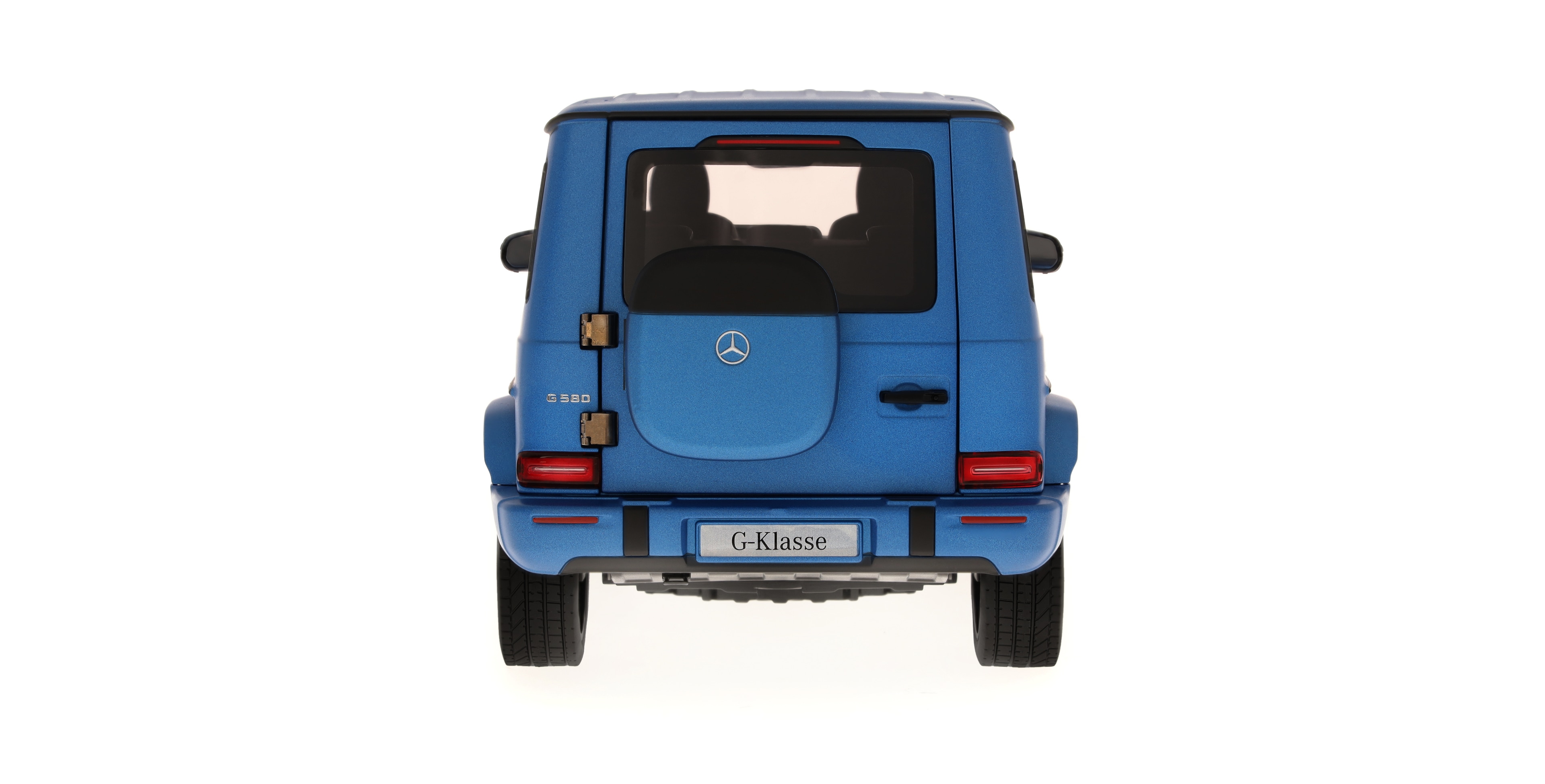 G 580 with EQ Technology, Geländewagen, AMG Line, N465 - MANUFAKTUR südseeblau magno, Norev, 1:18