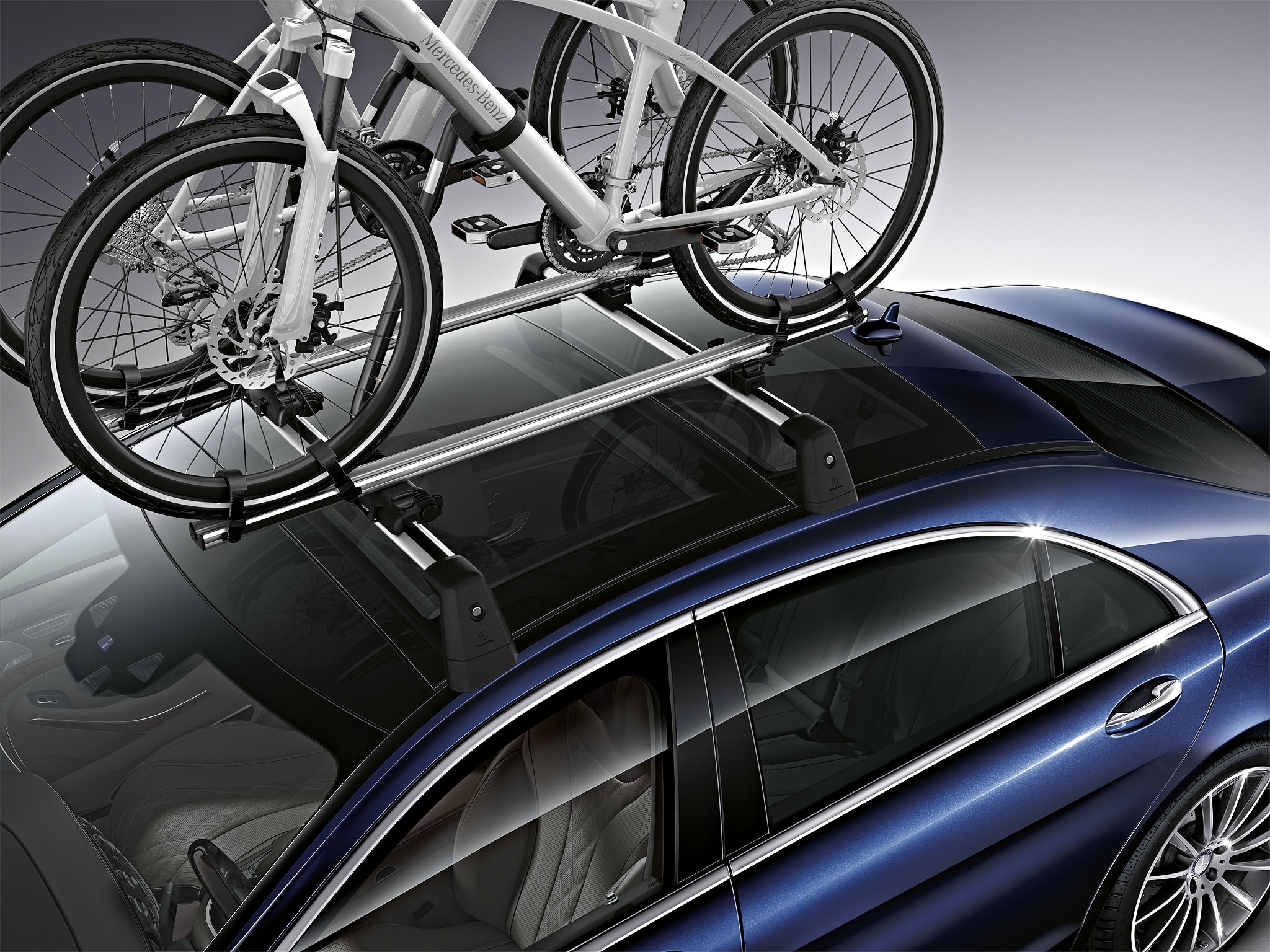 Bagażnik rowerowy - aluminium / tworzywo sztuczne, srebrny / czerń