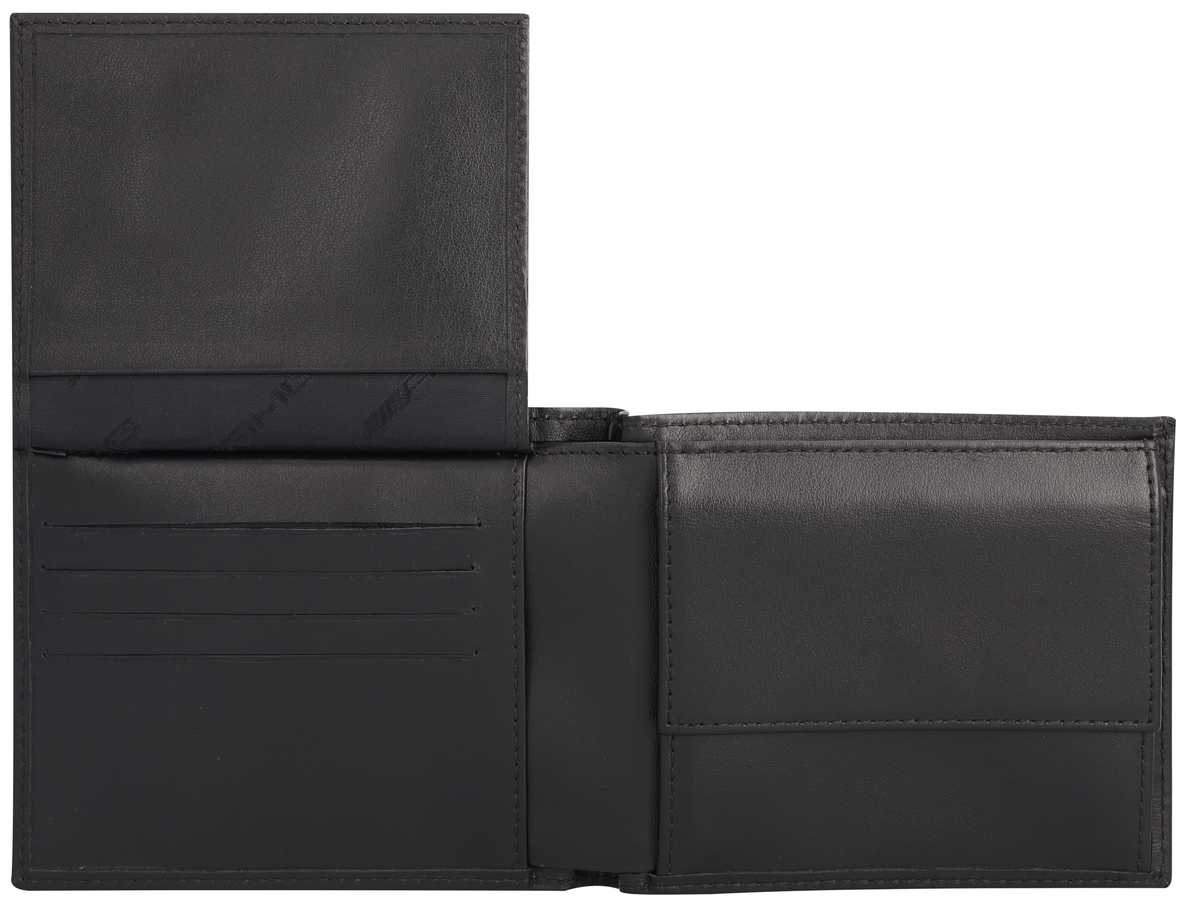 AMG Geldbörse - schwarz, Rindleder