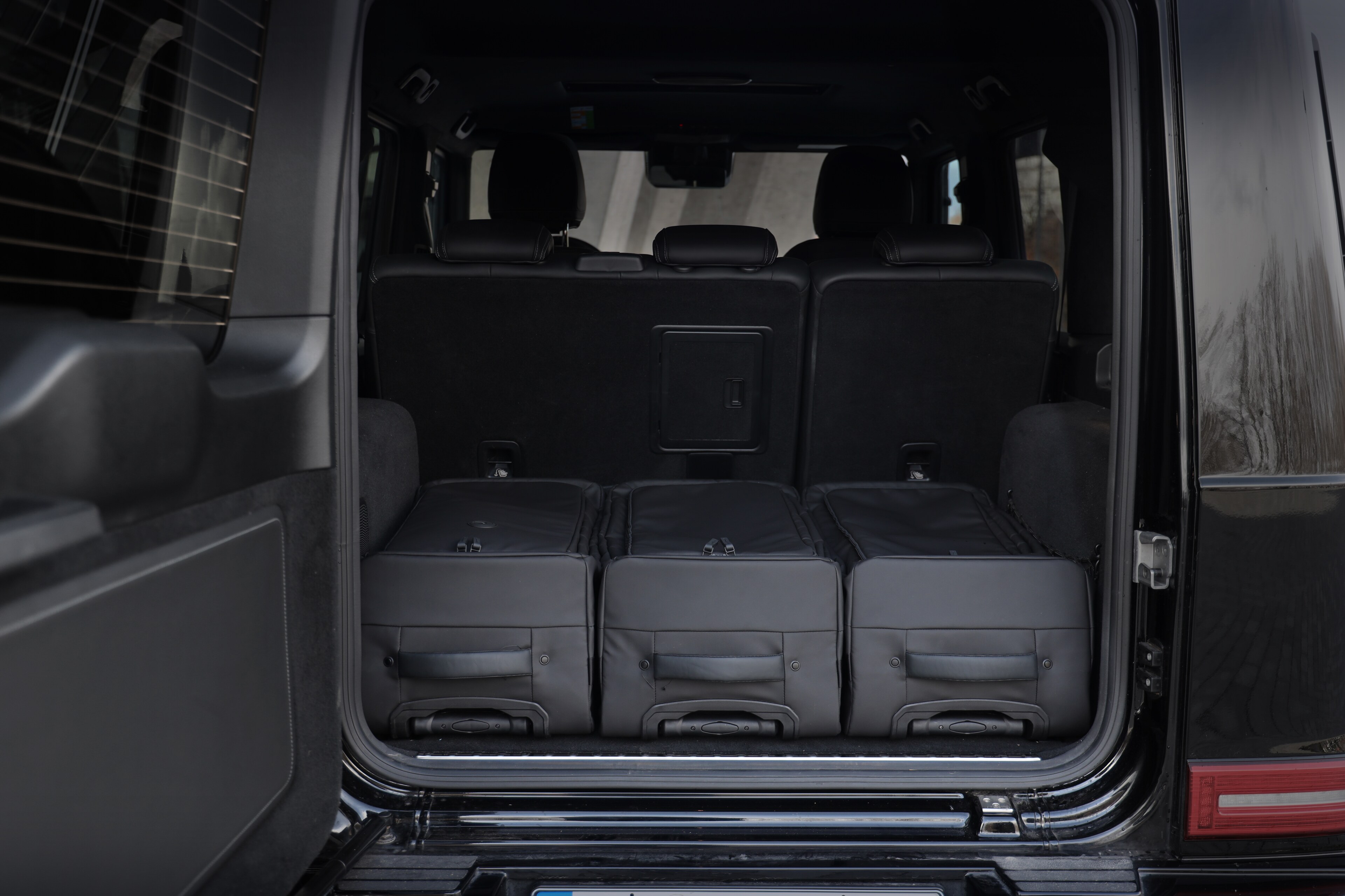 Torba na kółkach, G-Class - czerń, poliester (z recyklingu)