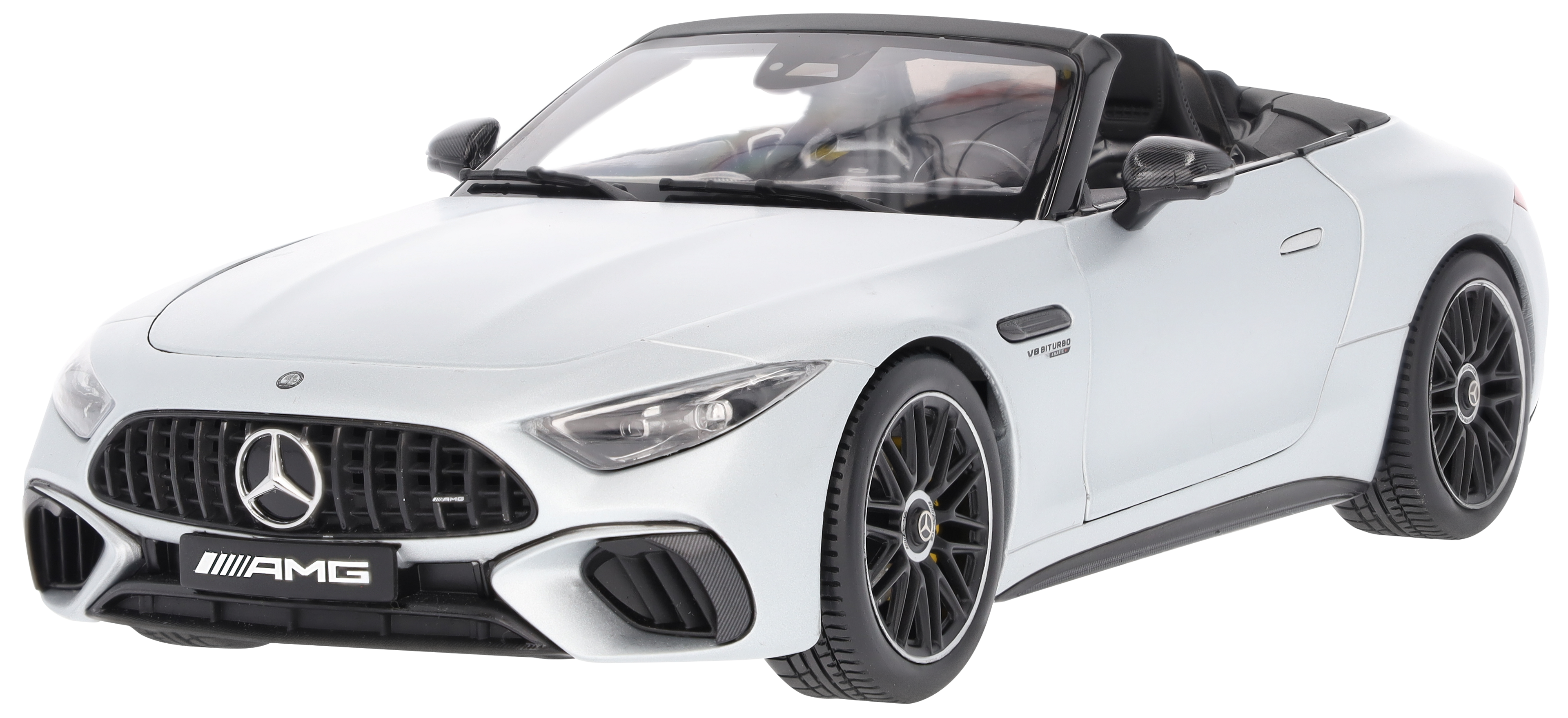 Mercedes-AMG SL 63, Roadster, R232 - MANUFACTORY high-tech silver mango, iScale, 1:18