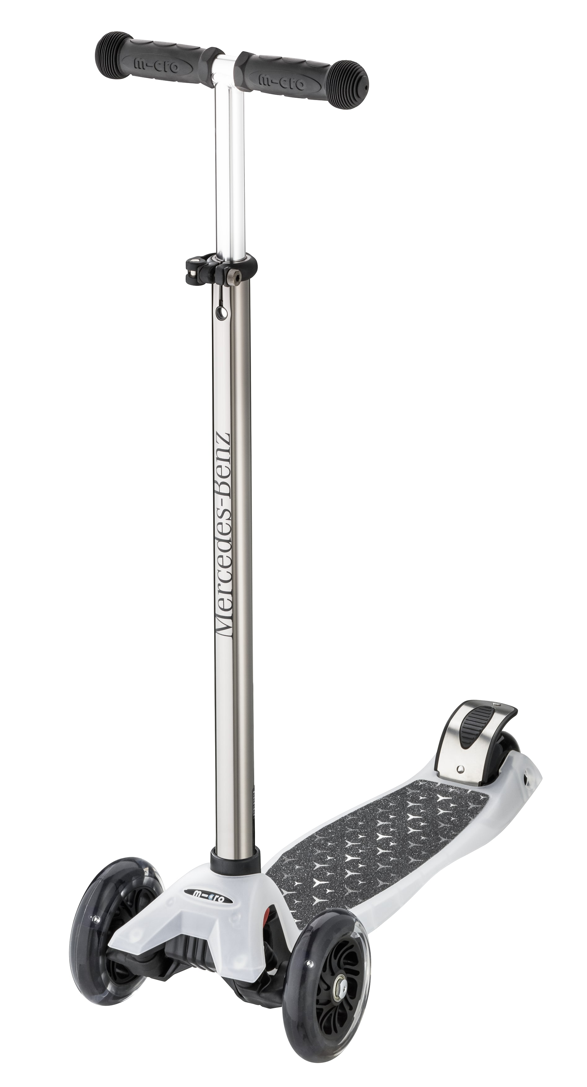 Hulajnoga dla dzieci, Maxi deluxe Flux - czarny neochromatyczny, aluminium / tworzywo sztuczne, Micro Mobility