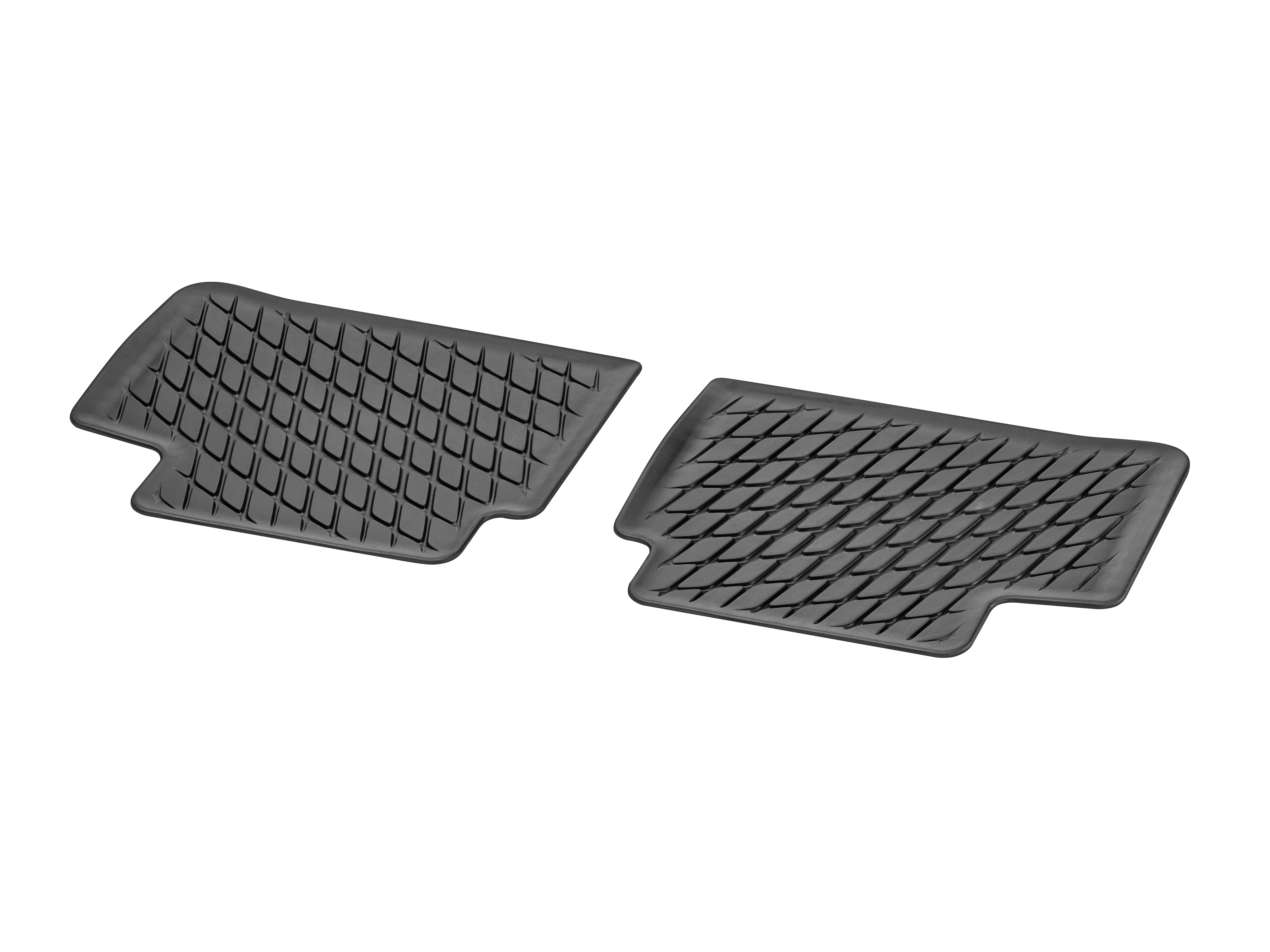 Maty na każdą pogodę Dynamic Squares, Tył, Zestaw 2-częściowy - kierownica z lewej/prawej strony, czerń