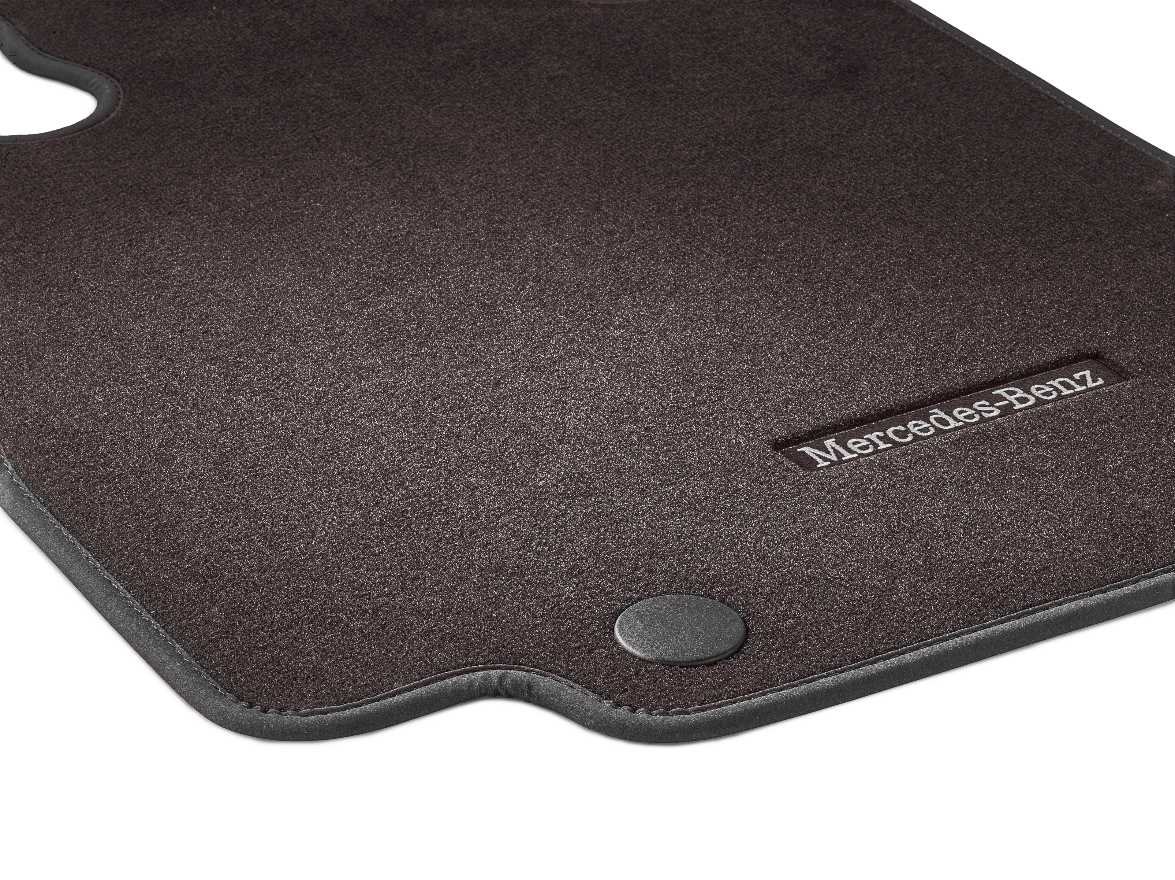 Maty welurowe CLASSIC, Zestaw, 4-częściowy - kierownica z lewej strony, brąz espresso