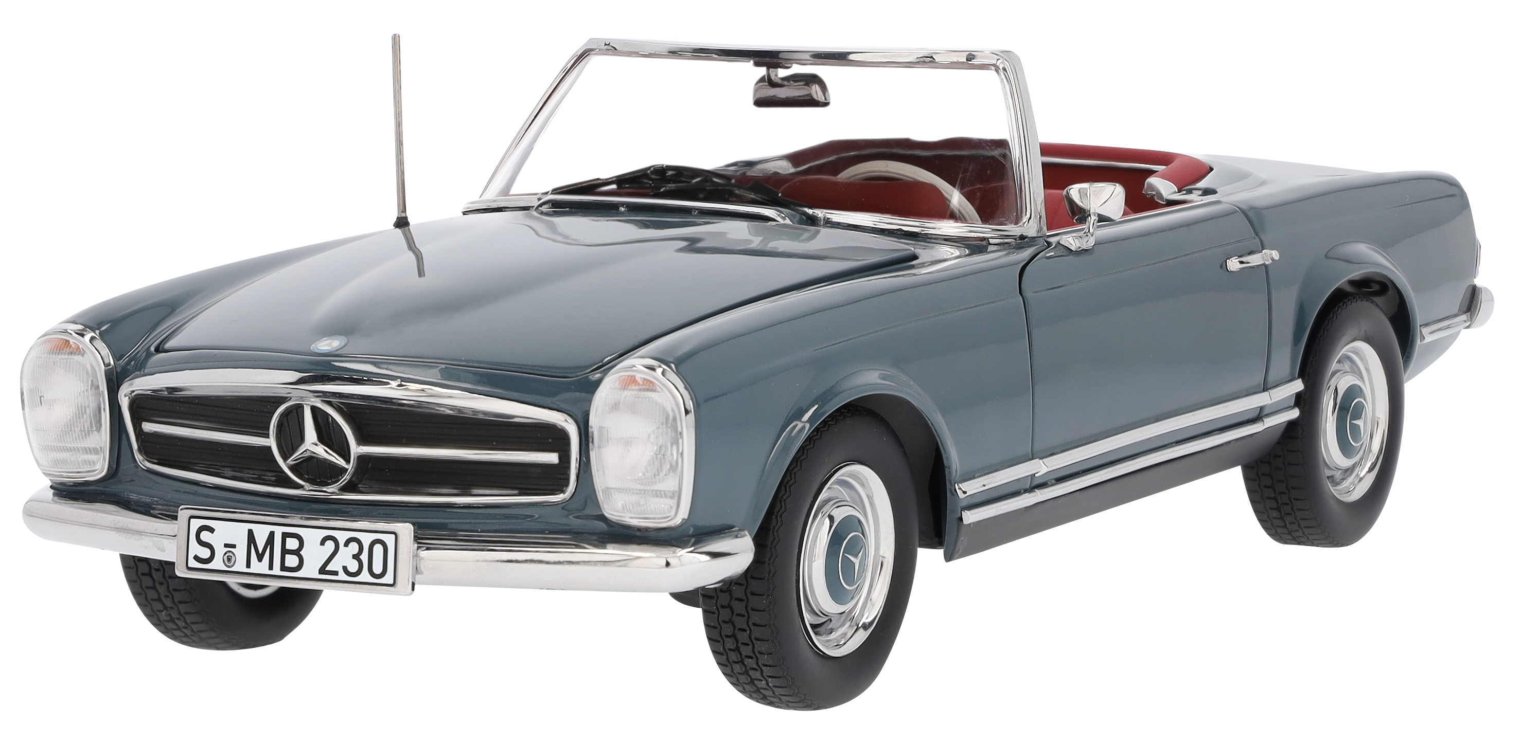 230 SL Pagode W 113 (1963-1967) - blaugrau, Norev, 1:18
