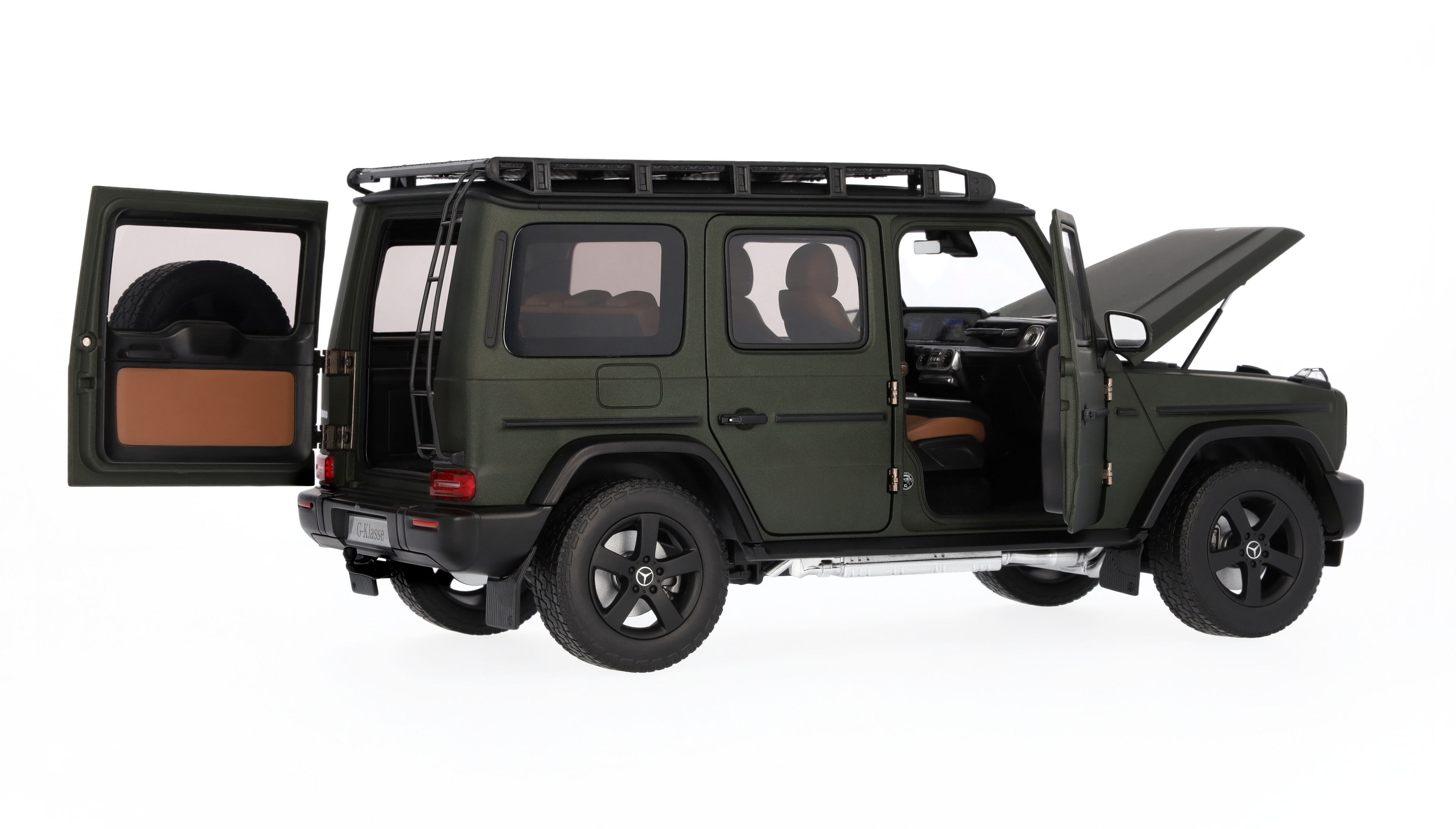 G-Klasse, Geländewagen, PROFESSIONAL Line, W465 - MANUFAKTUR oliv magno, Norev, 1:18