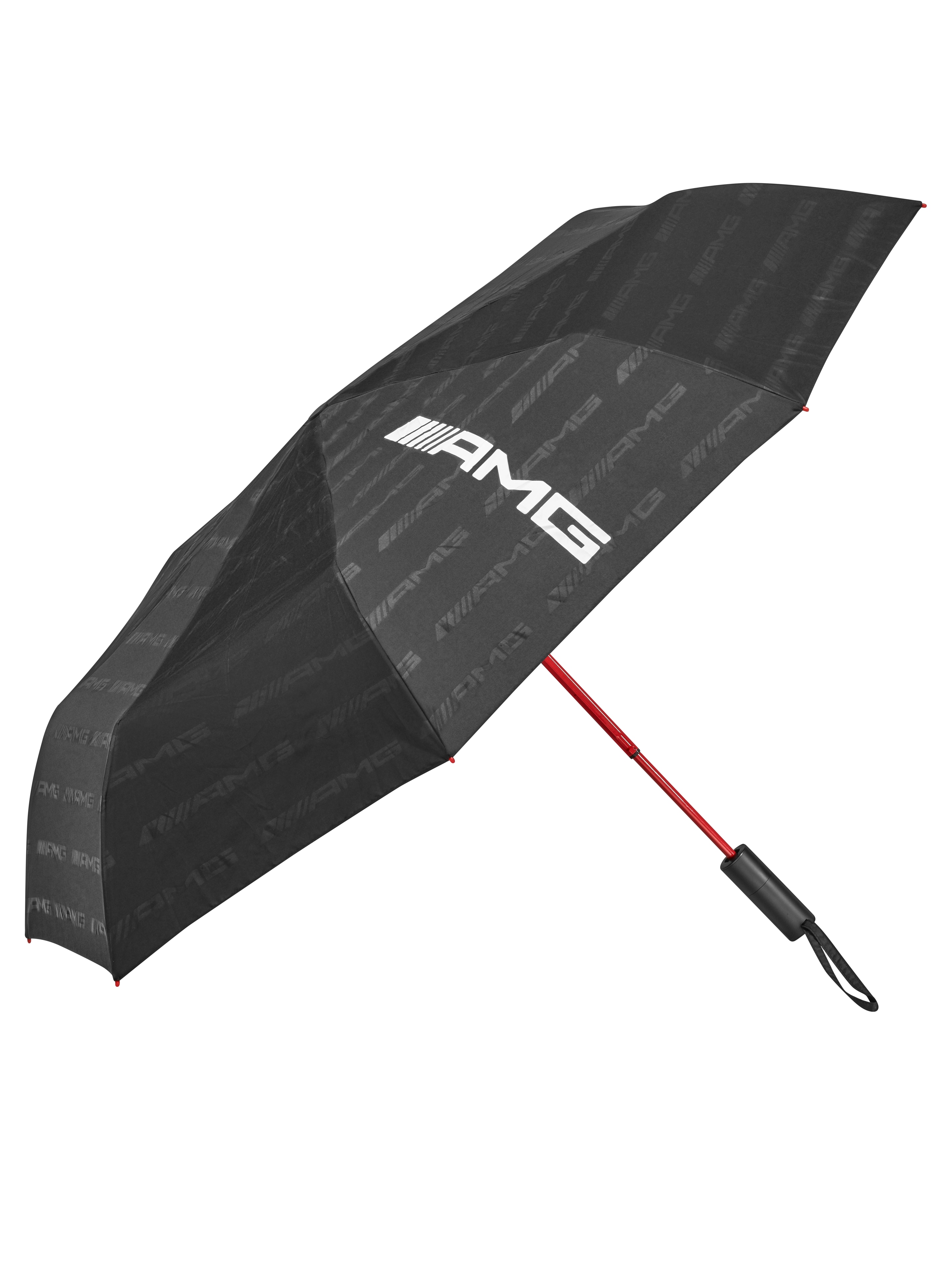 AMG Taschenschirm - schwarz, Polyester