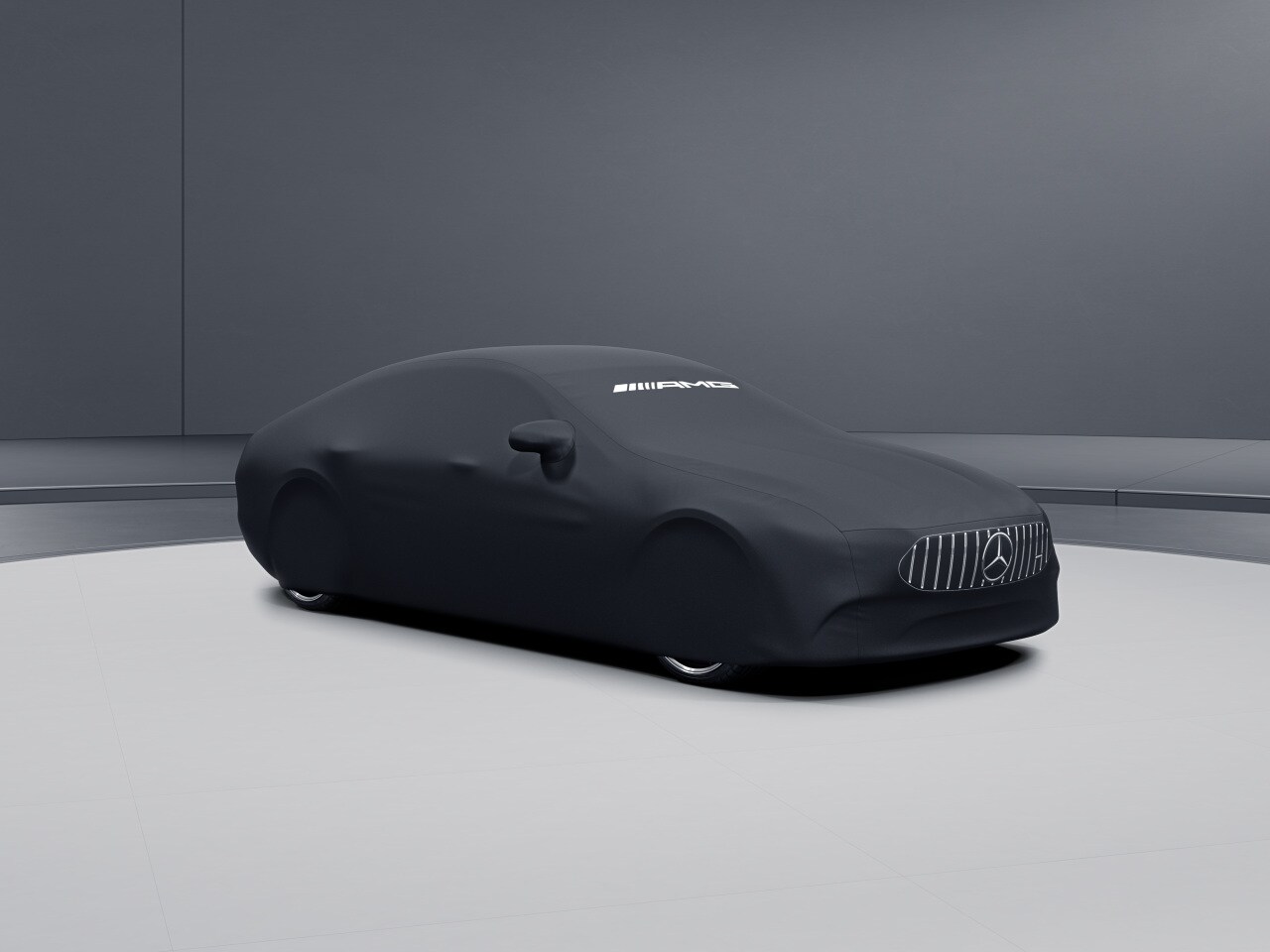 Pokrowiec AMG Indoor-Car-Cover - poliamid / poliester, czerń