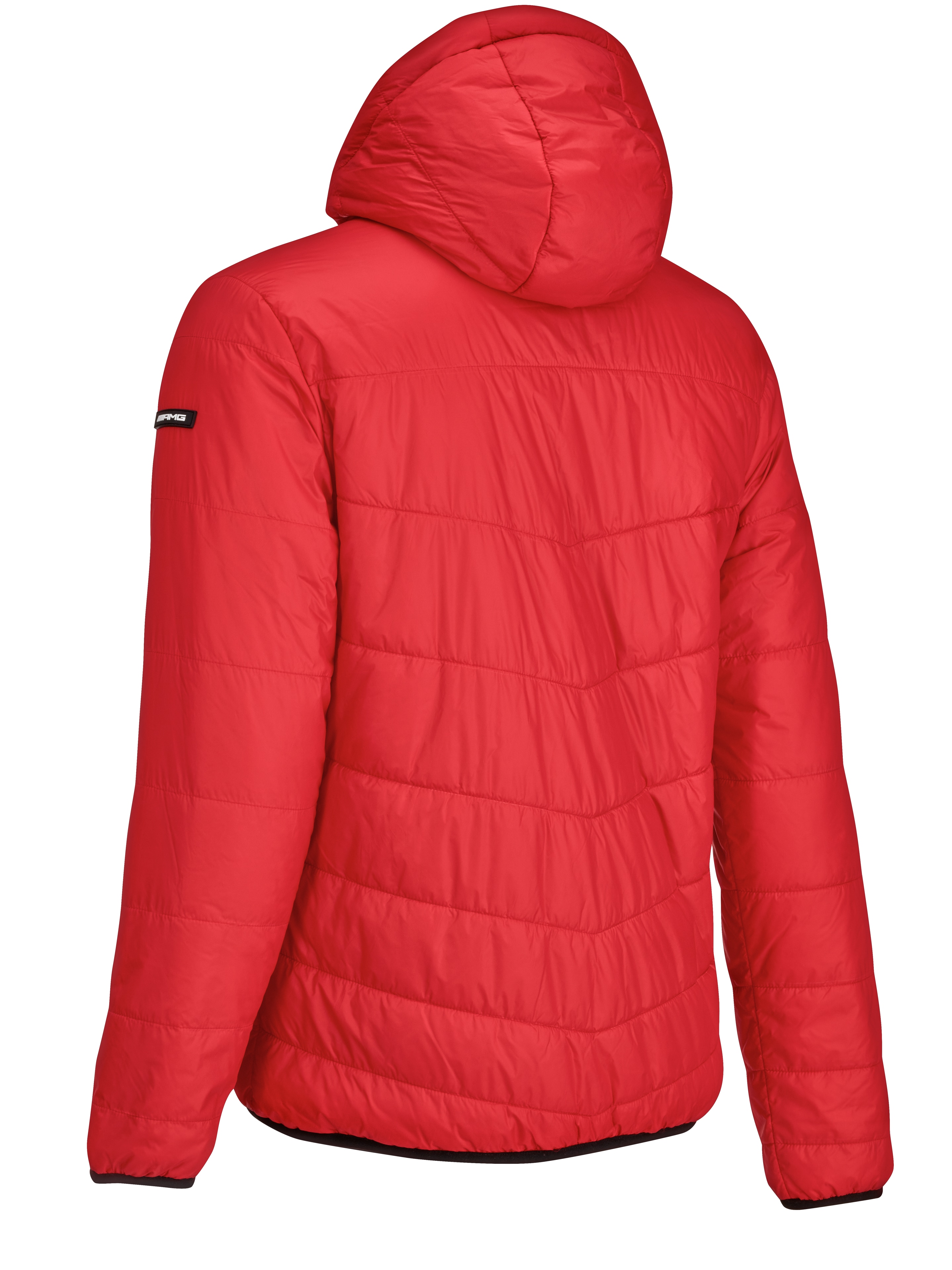 AMG Wendesteppjacke Herren - rot, L