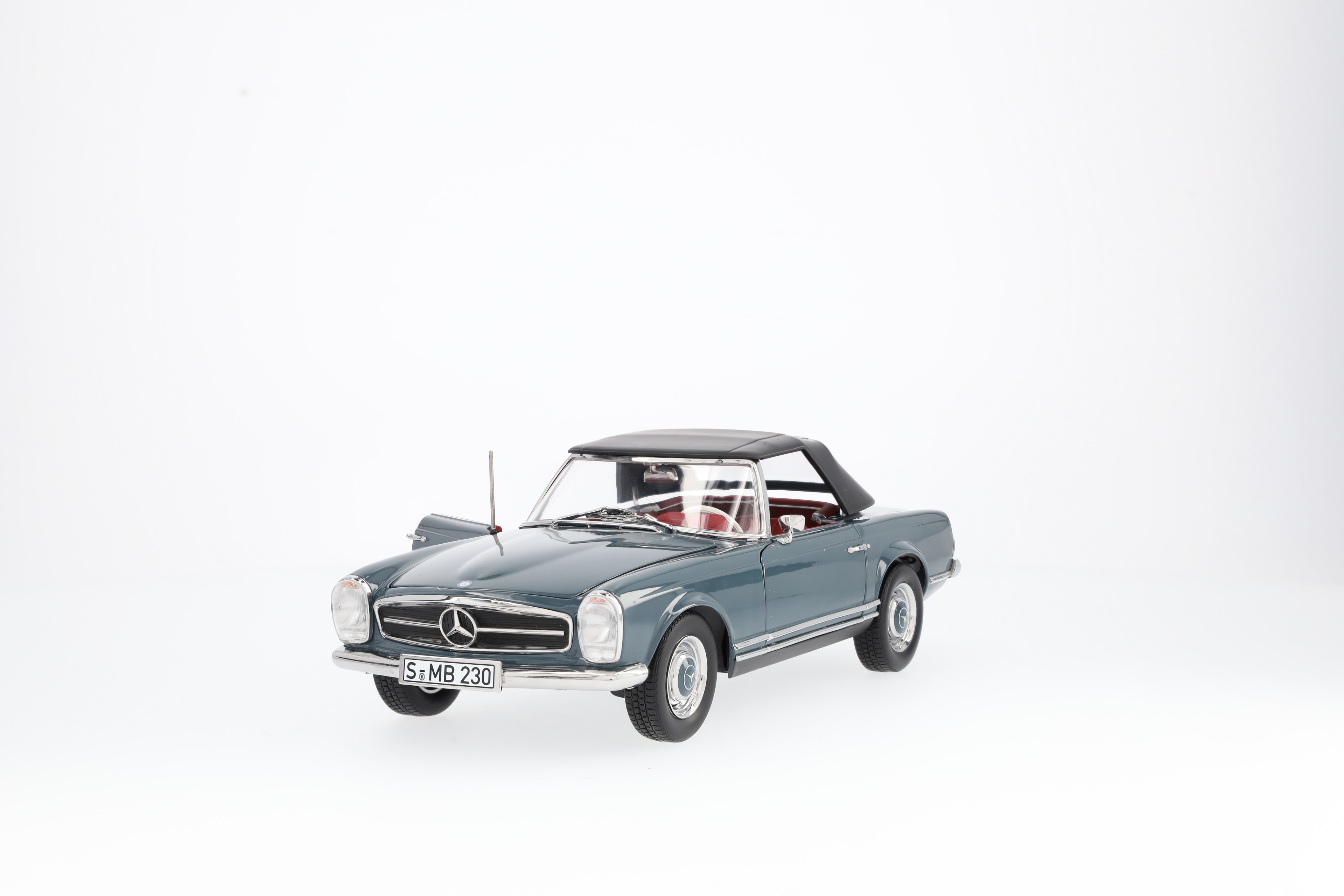 230 SL Pagode W 113 (1963-1967) - blaugrau, Norev, 1:18