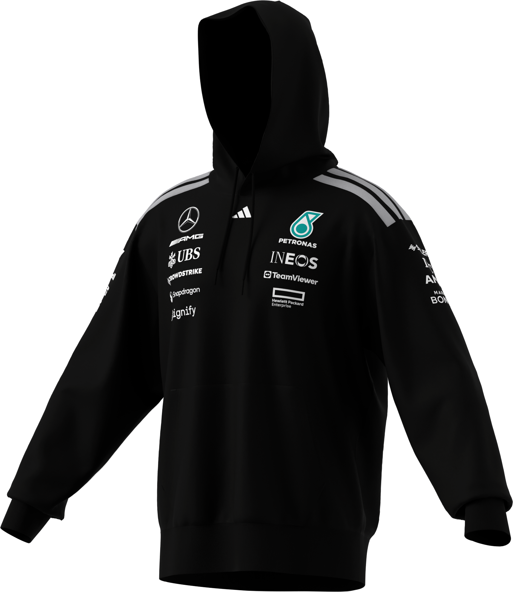 Bluza męska, Kierowca, Mercedes-AMG F1 - czerń, M