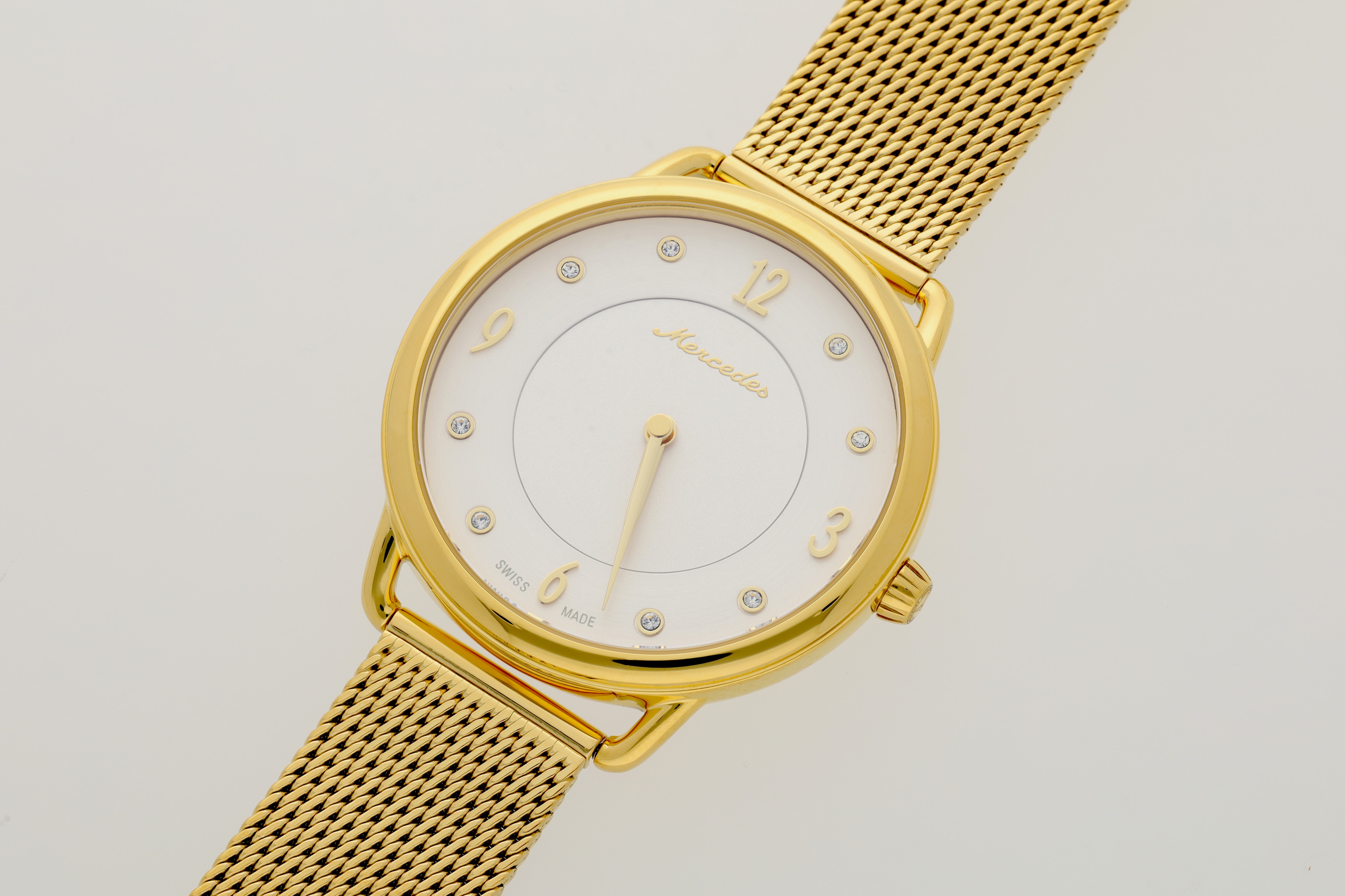 Armbanduhr Damen, Classic Lady - goldfarben, Edelstahl