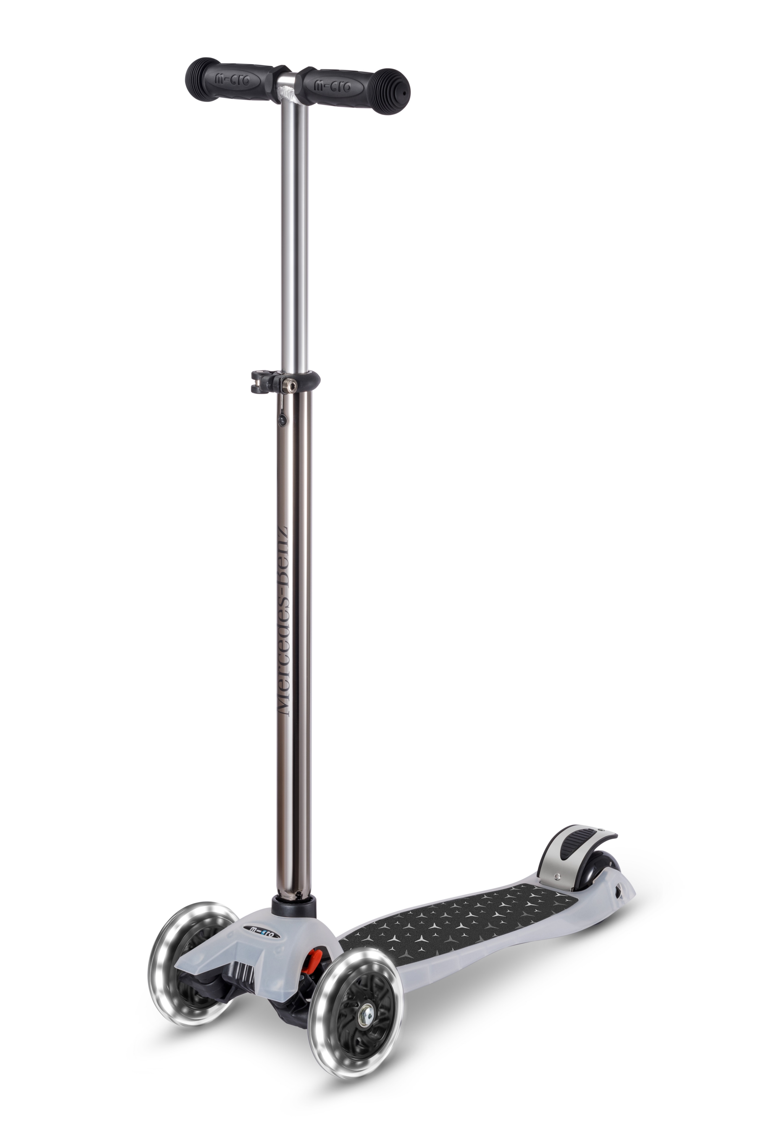 Hulajnoga dla dzieci, Maxi deluxe Flux - czarny neochromatyczny, aluminium / tworzywo sztuczne, Micro Mobility