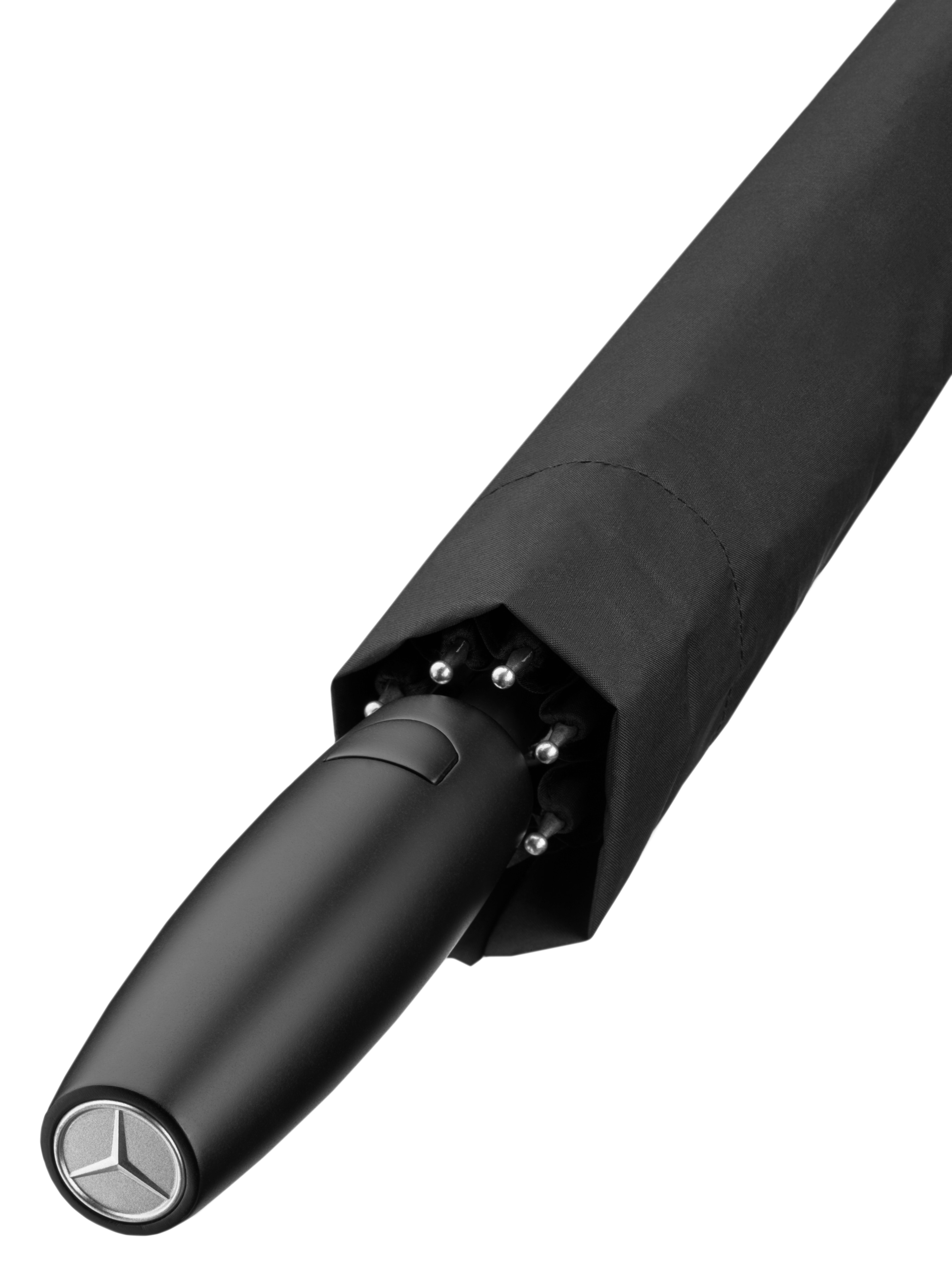 Gästeschirm - schwarz, Aluminium / Polyester