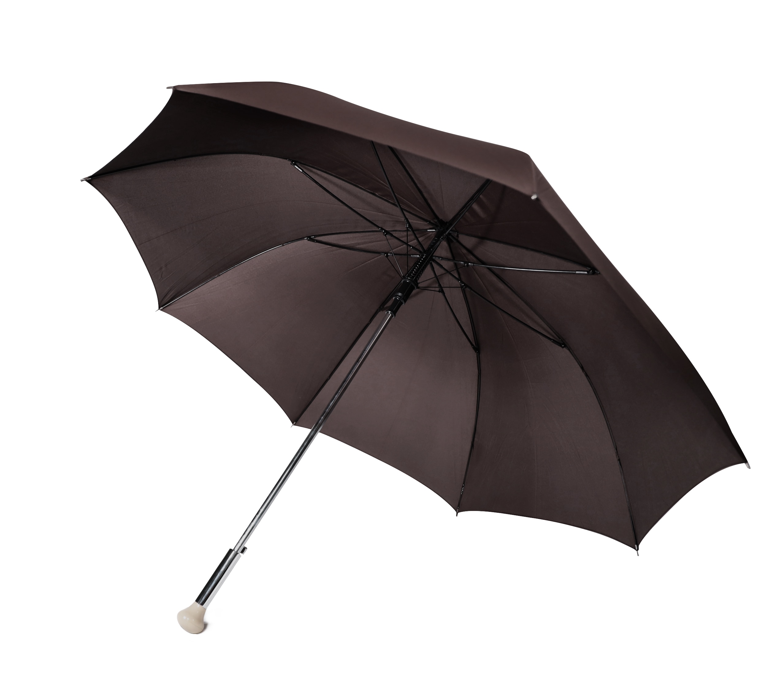 Gästeschirm, 300 SL, Schaltknauf - braun, Stahl / Fiberglas / Polyester