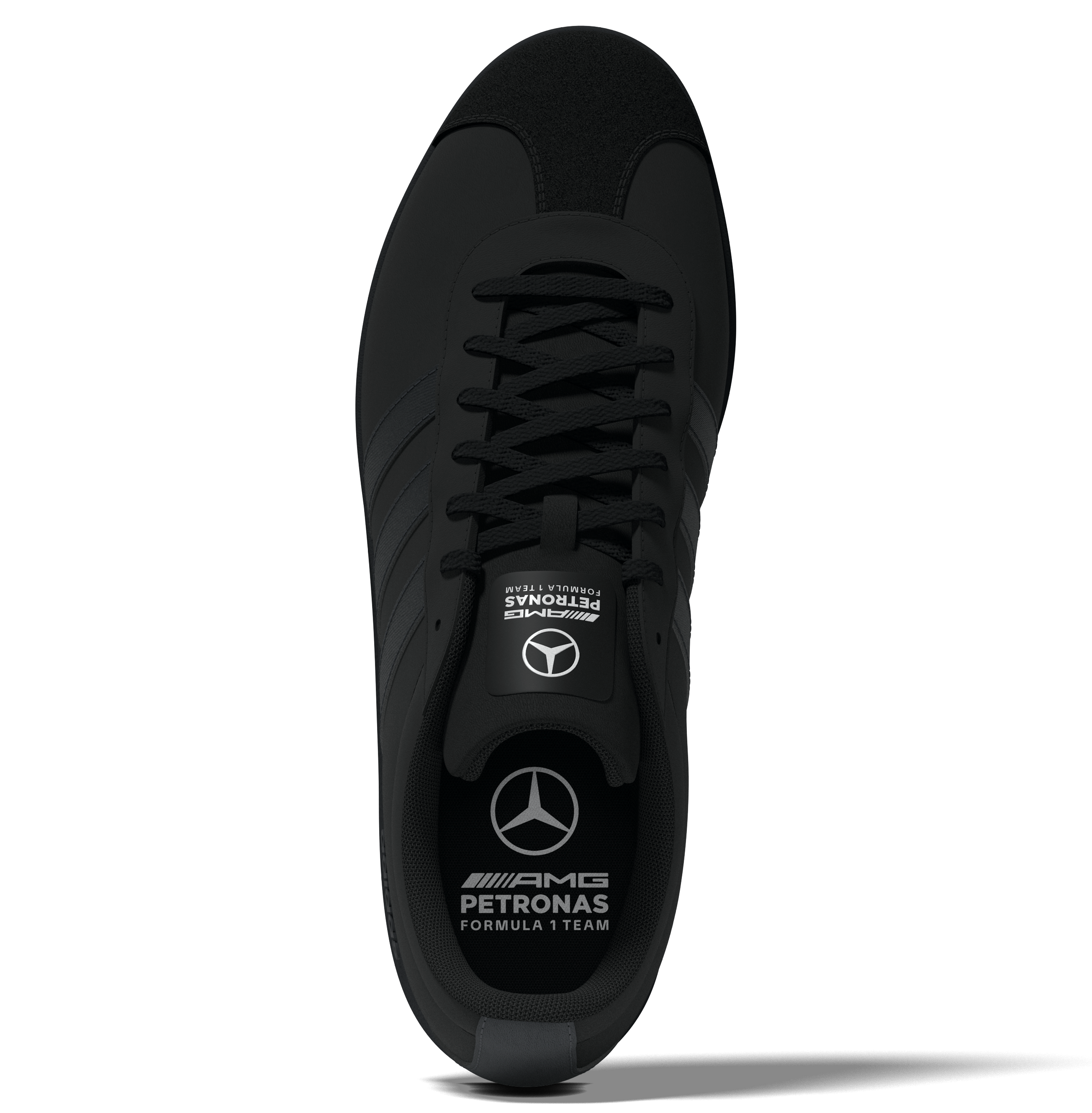 Sneakersy, VL Court, Mercedes-AMG F1 - czerń, 7,5, adidas