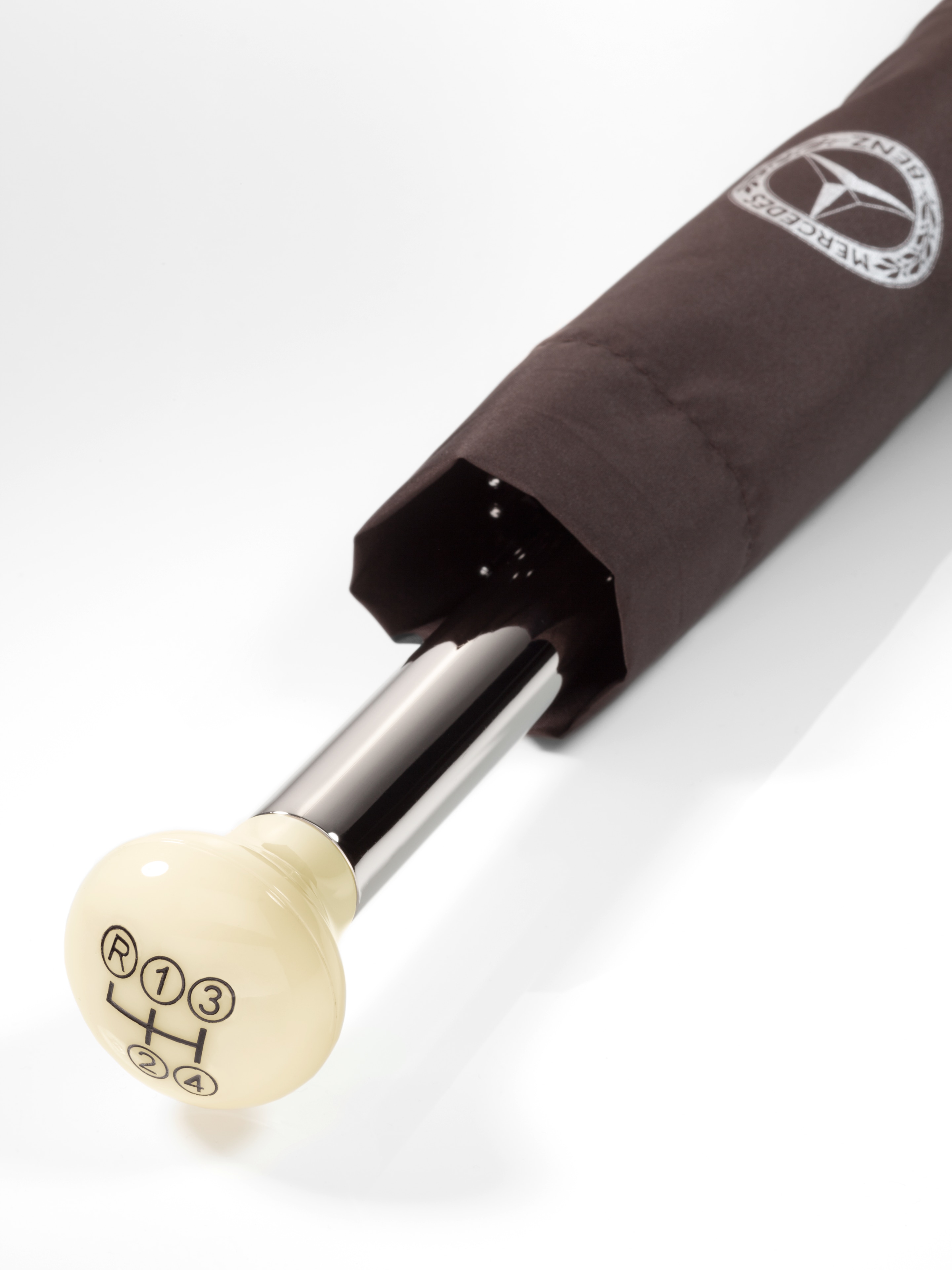 Gästeschirm, 300 SL, Schaltknauf - braun, Stahl / Fiberglas / Polyester
