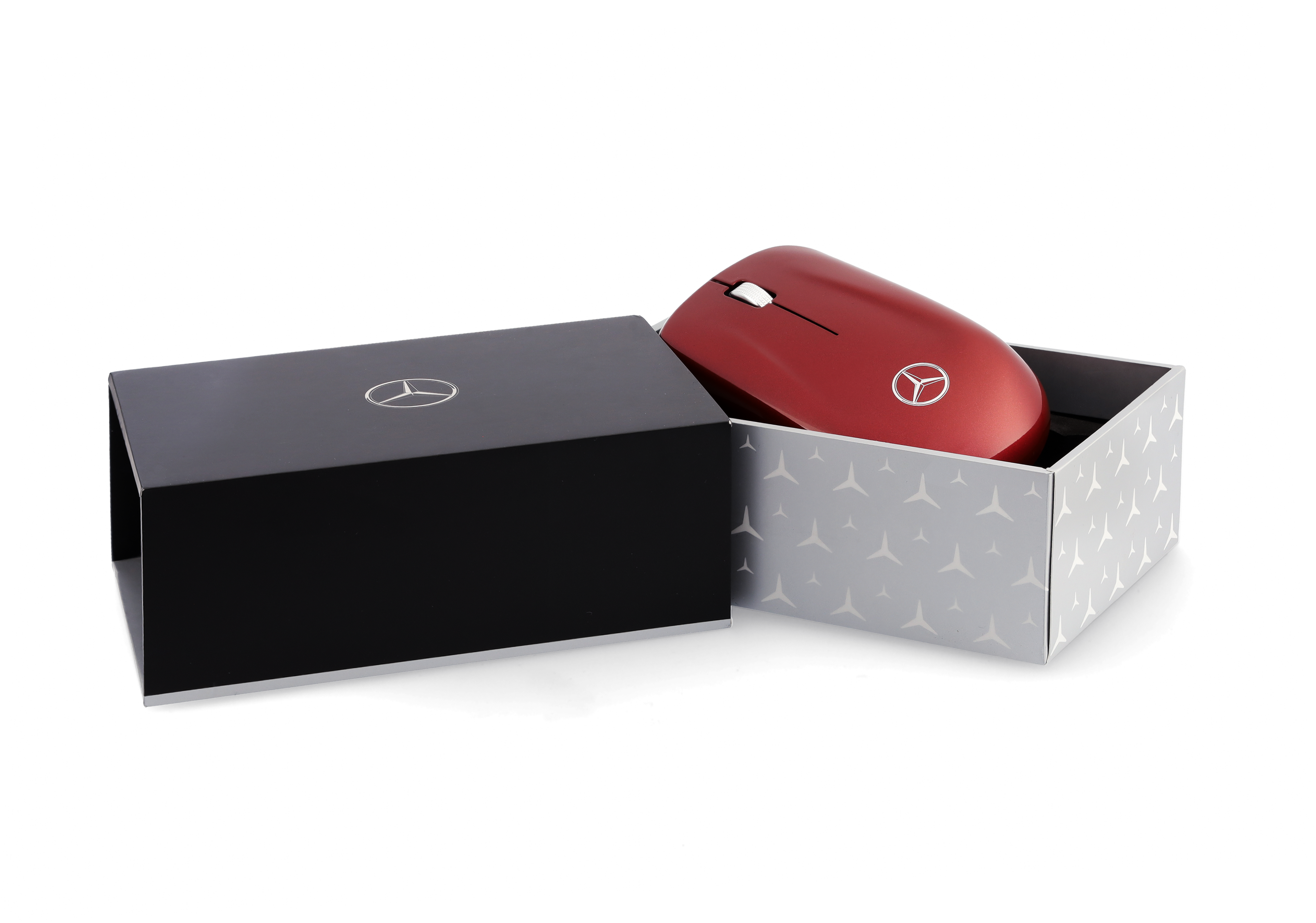 Myszka komputerowa - MANUFACTORY czerwień patagońska metalik, tworzywo sztuczne, ZIS Media GmbH