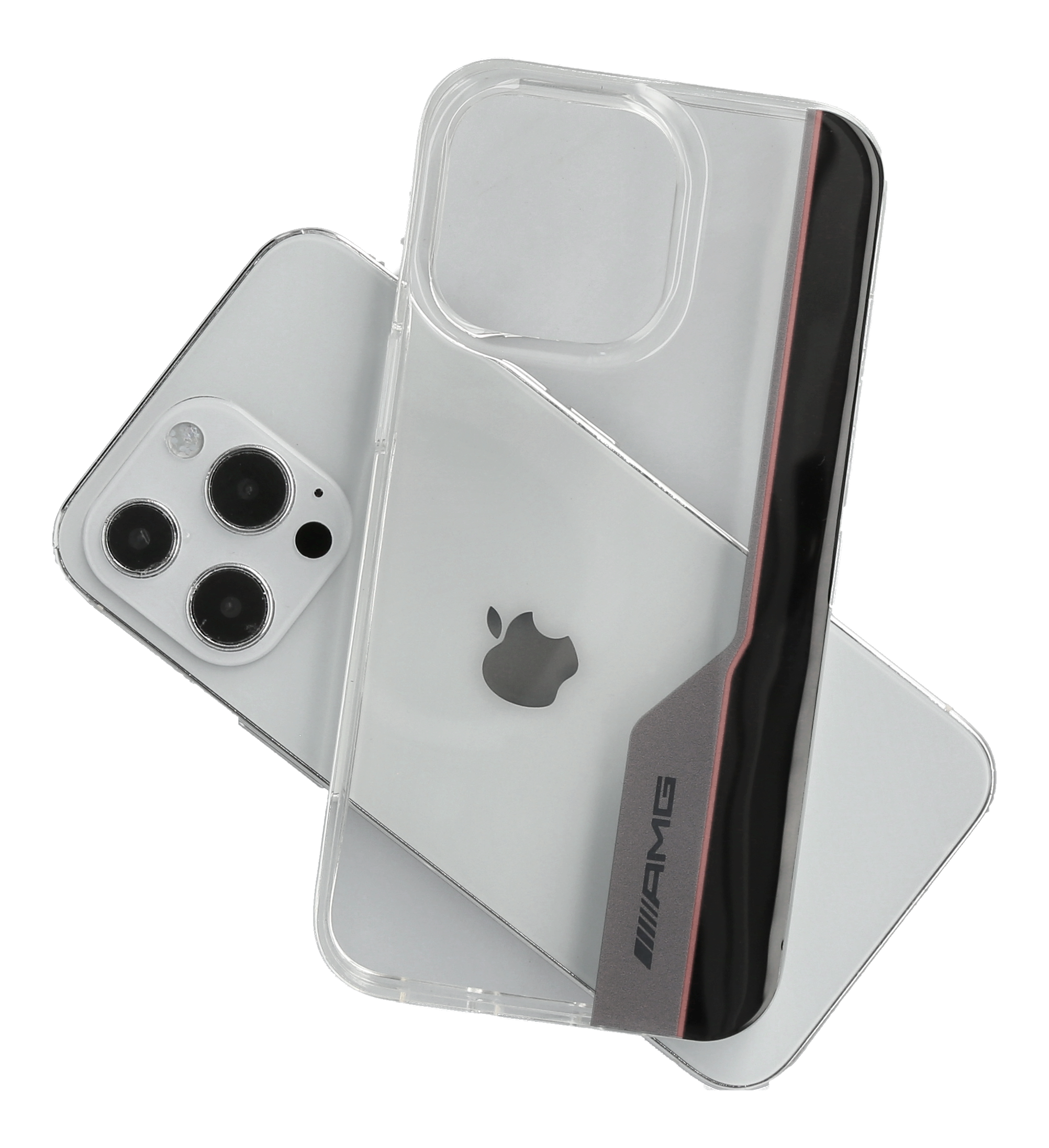 Etui AMG na iPhone® 13 Pro - przezroczyste, poliwęglan / TPU