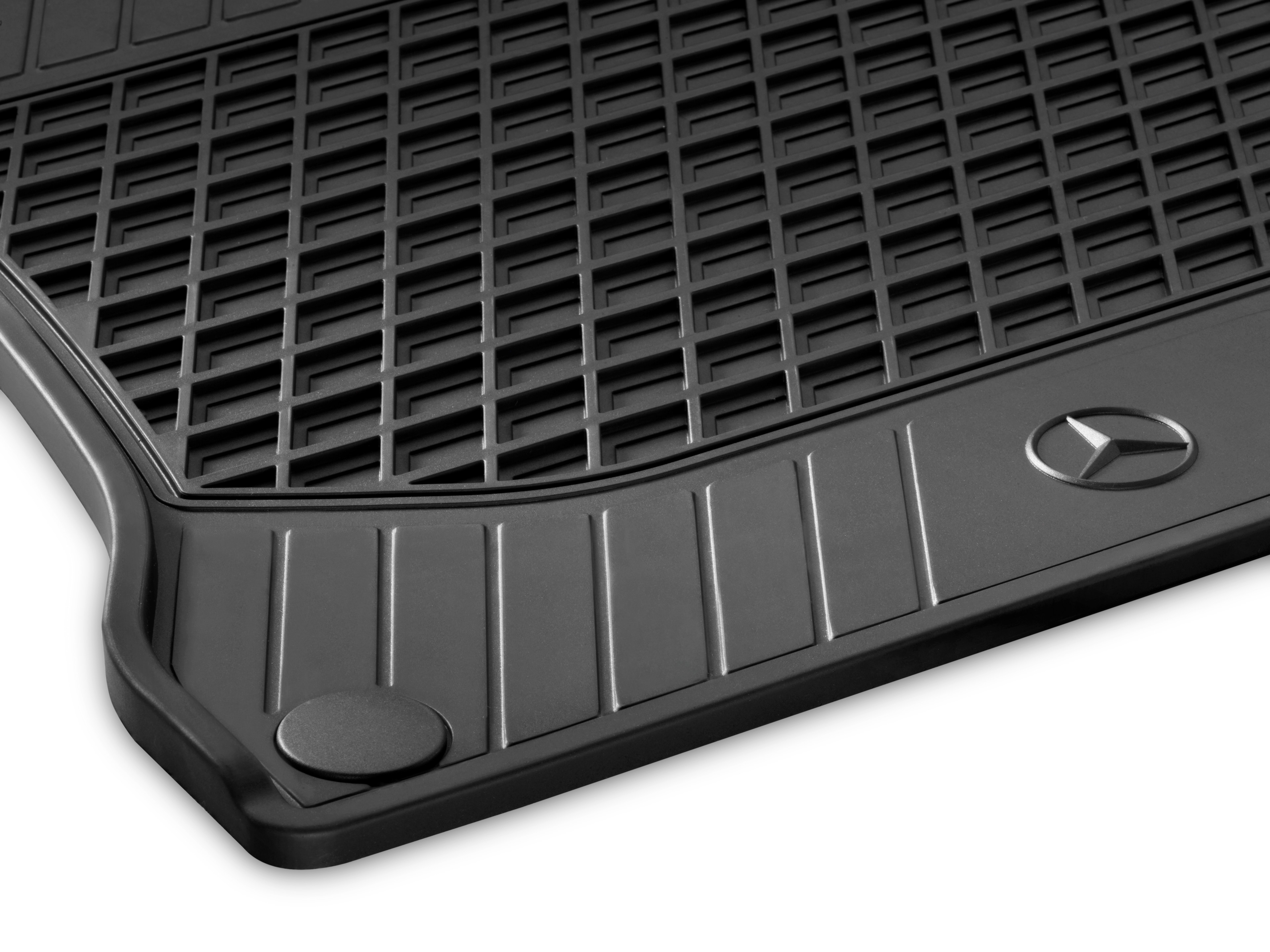 Maty na każdą pogodę CLASSIC, Maty po stronie kierowcy i pasażera, Zestaw 2-częściowy - kierownica z lewej strony, czerń