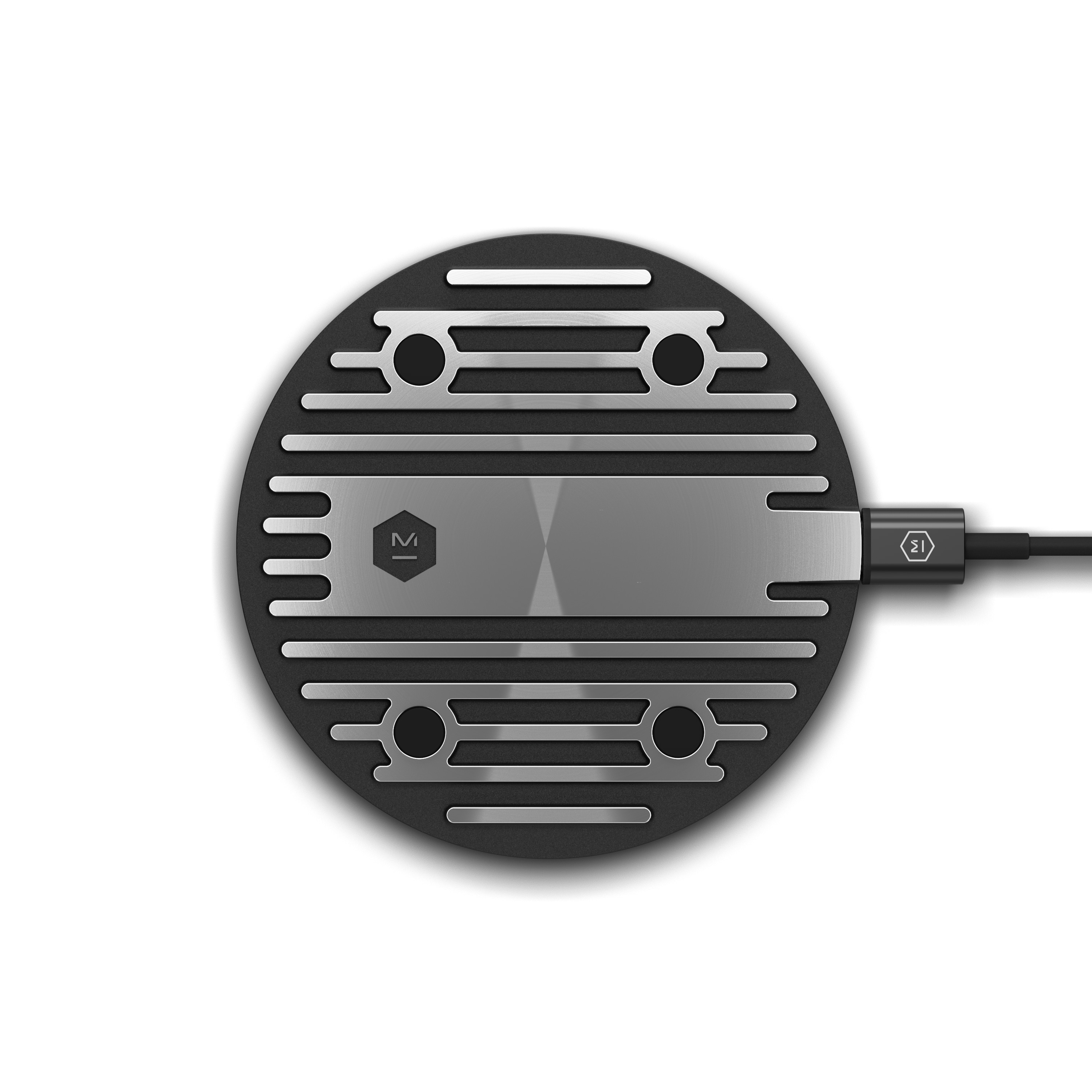 AMG Ladestation, MC100, induktiv - schwarz, Aluminium, Master & Dynamic