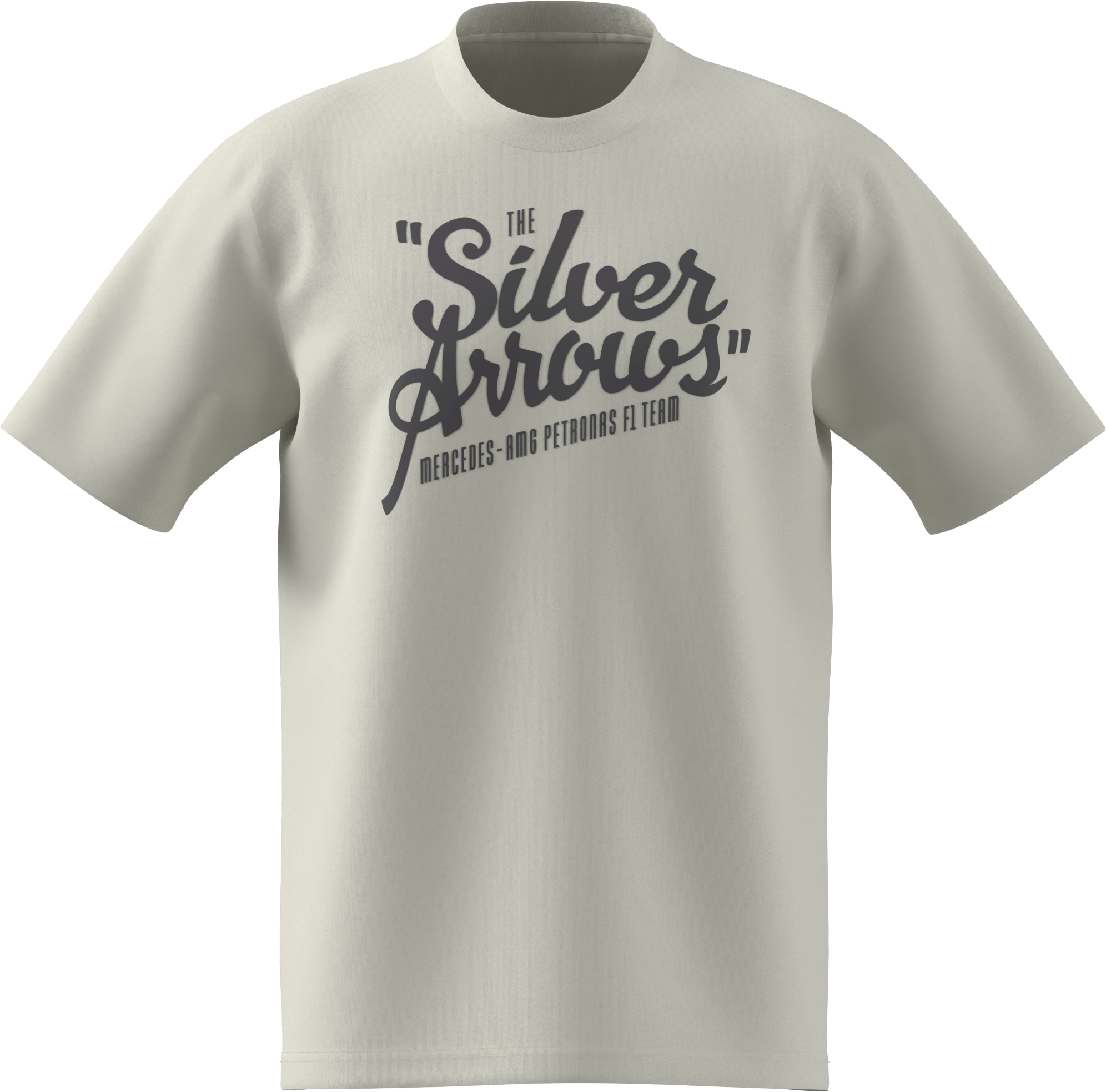 T-shirt męski, Mercedes-AMG F1, 2026 - offwhite, M