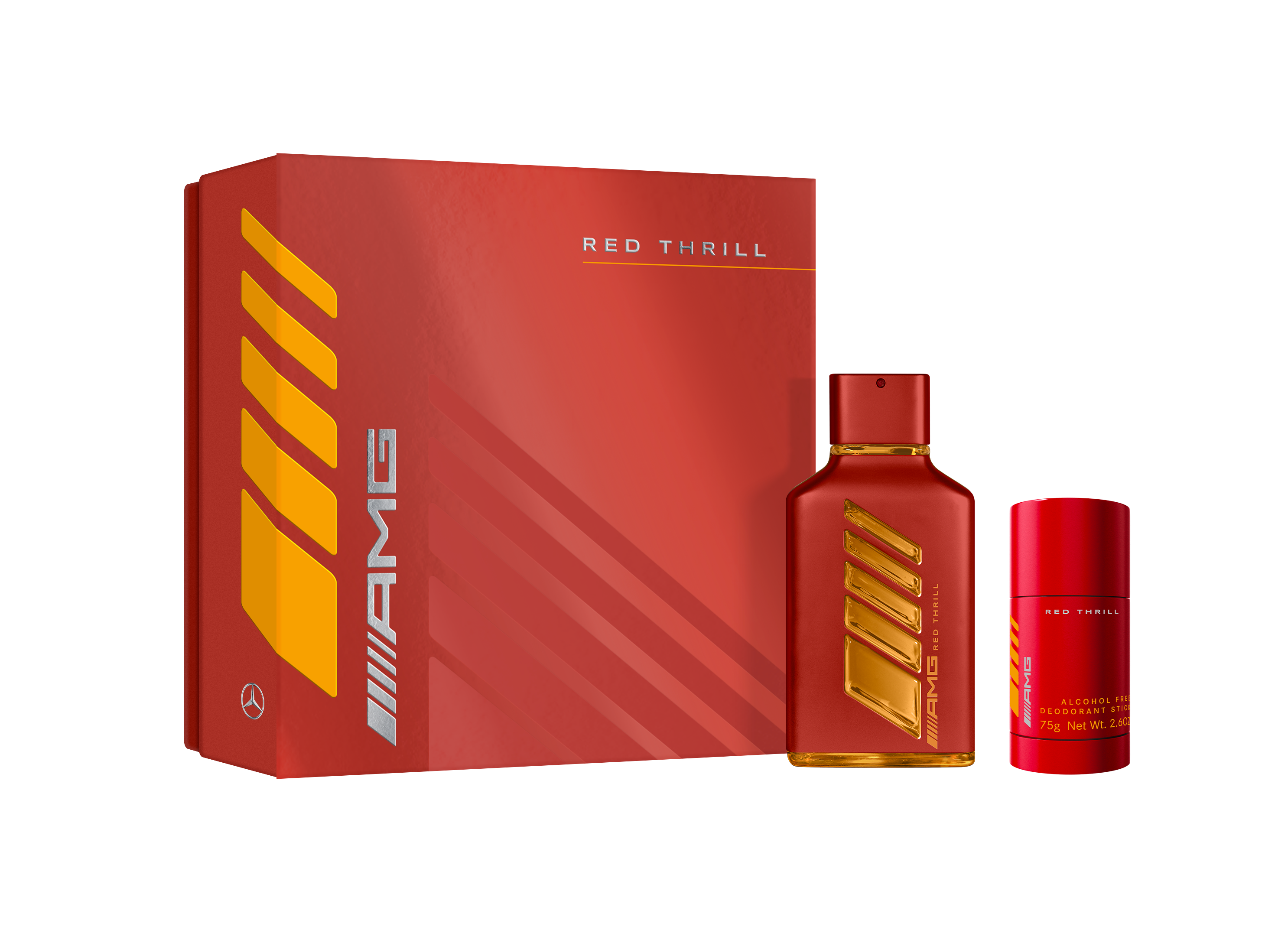 Zestaw upominkowy AMG Red Thrill, EdP - dla panów, INCC, 100 ml