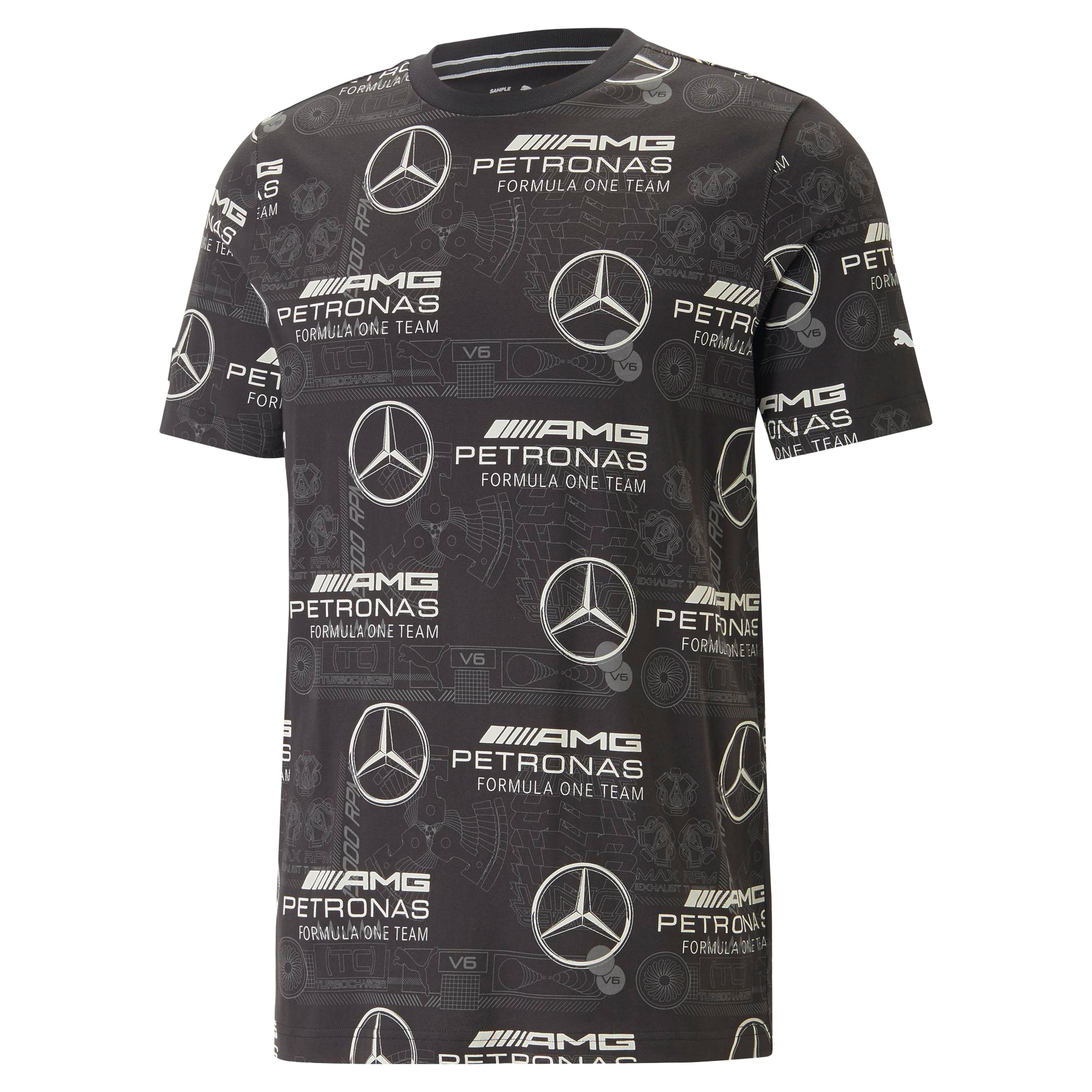 T-Shirt, Mercedes-AMG F1 - schwarz, S