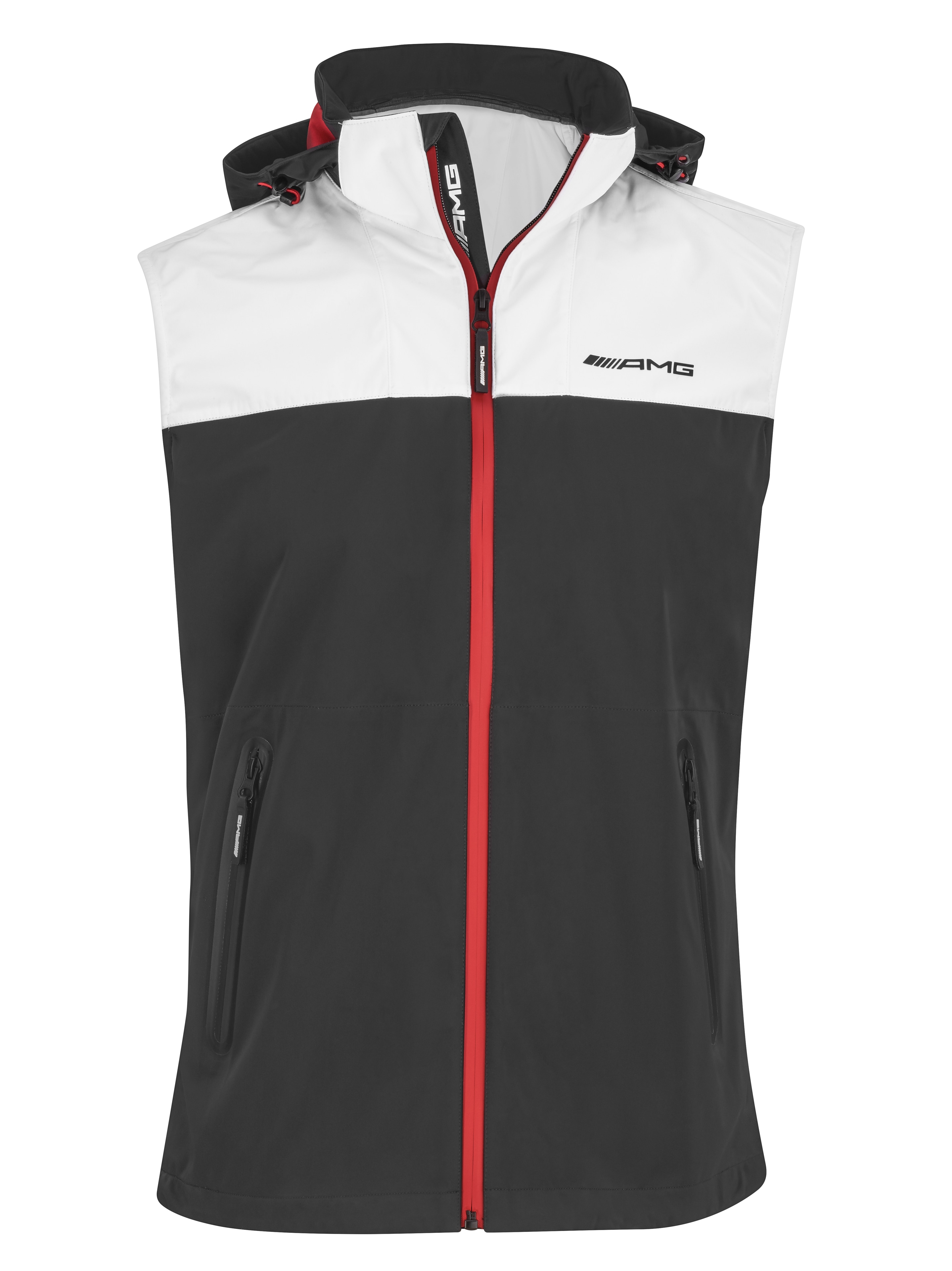 Męska kamizelka AMG typu softshell - czerń, L