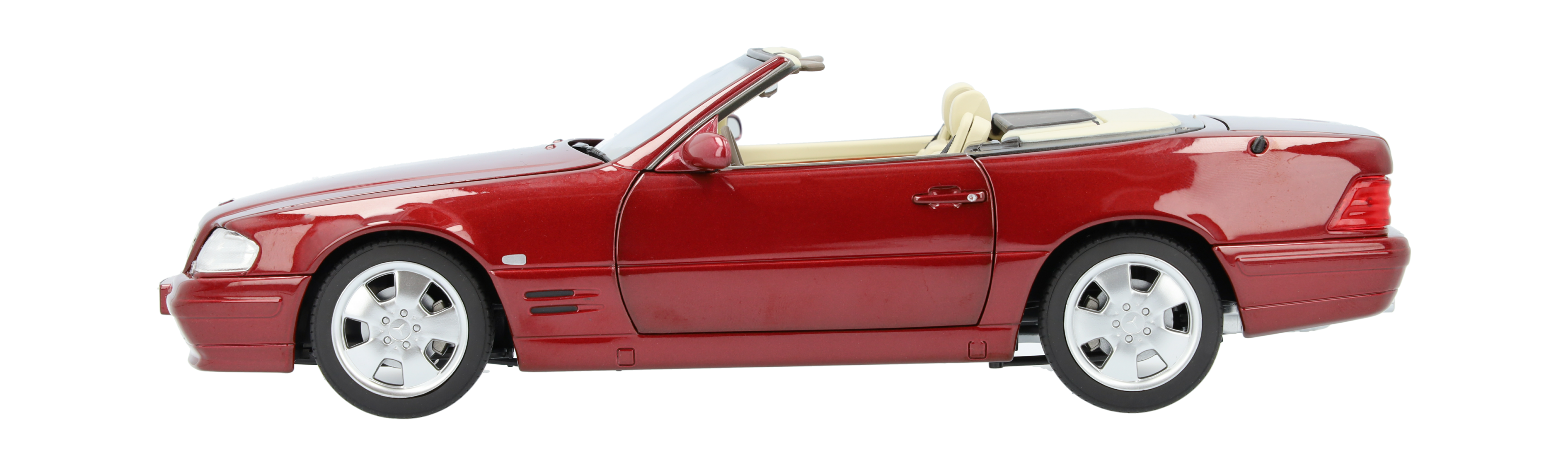 SL 500 R129 (1998-2001) - czerwień bursztynowa, Norev, 1:18