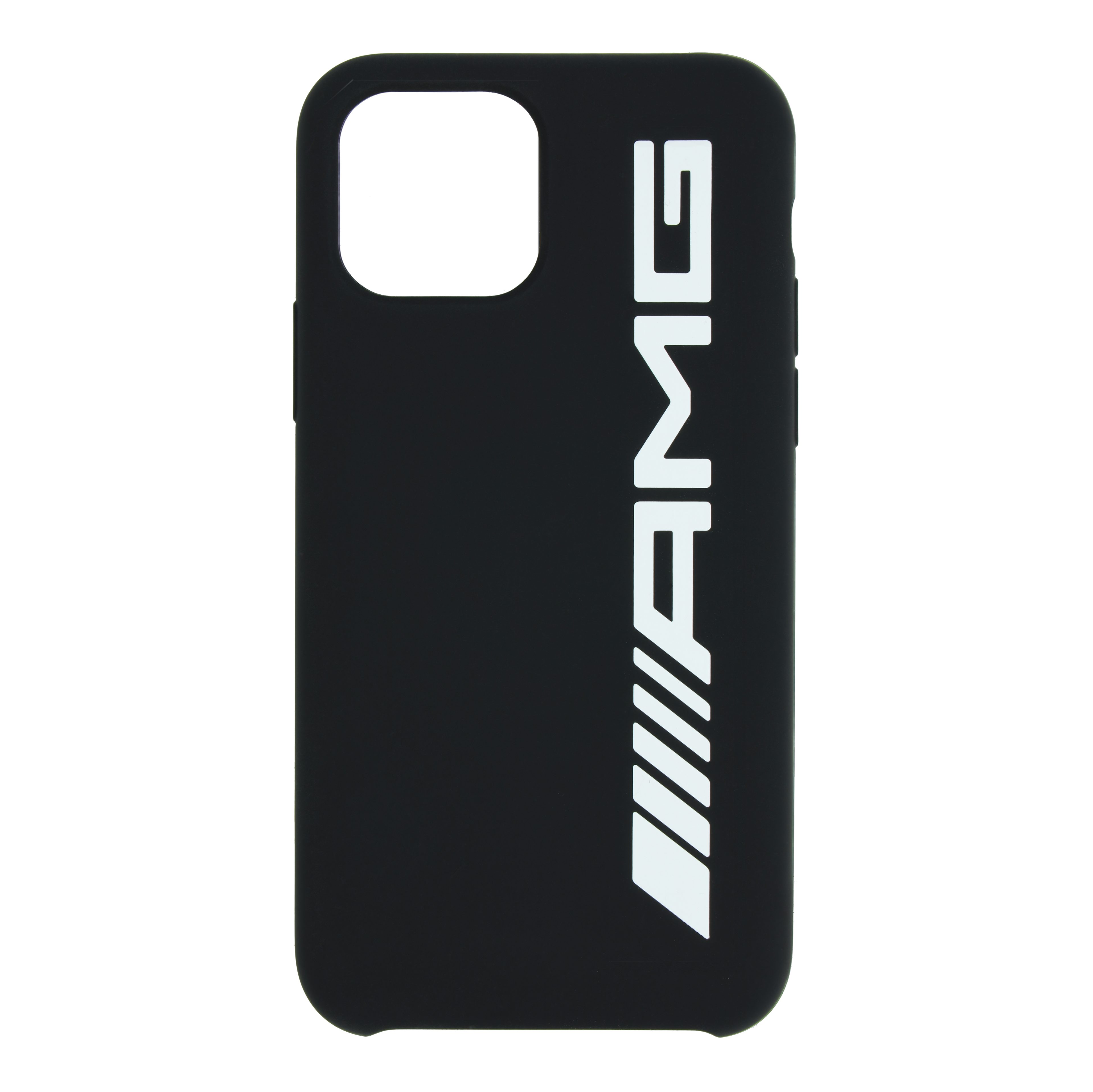 AMG Hülle für iPhone® 11 Pro - schwarz / weiß, Polycarbonat / Silikon / Mikrofaser