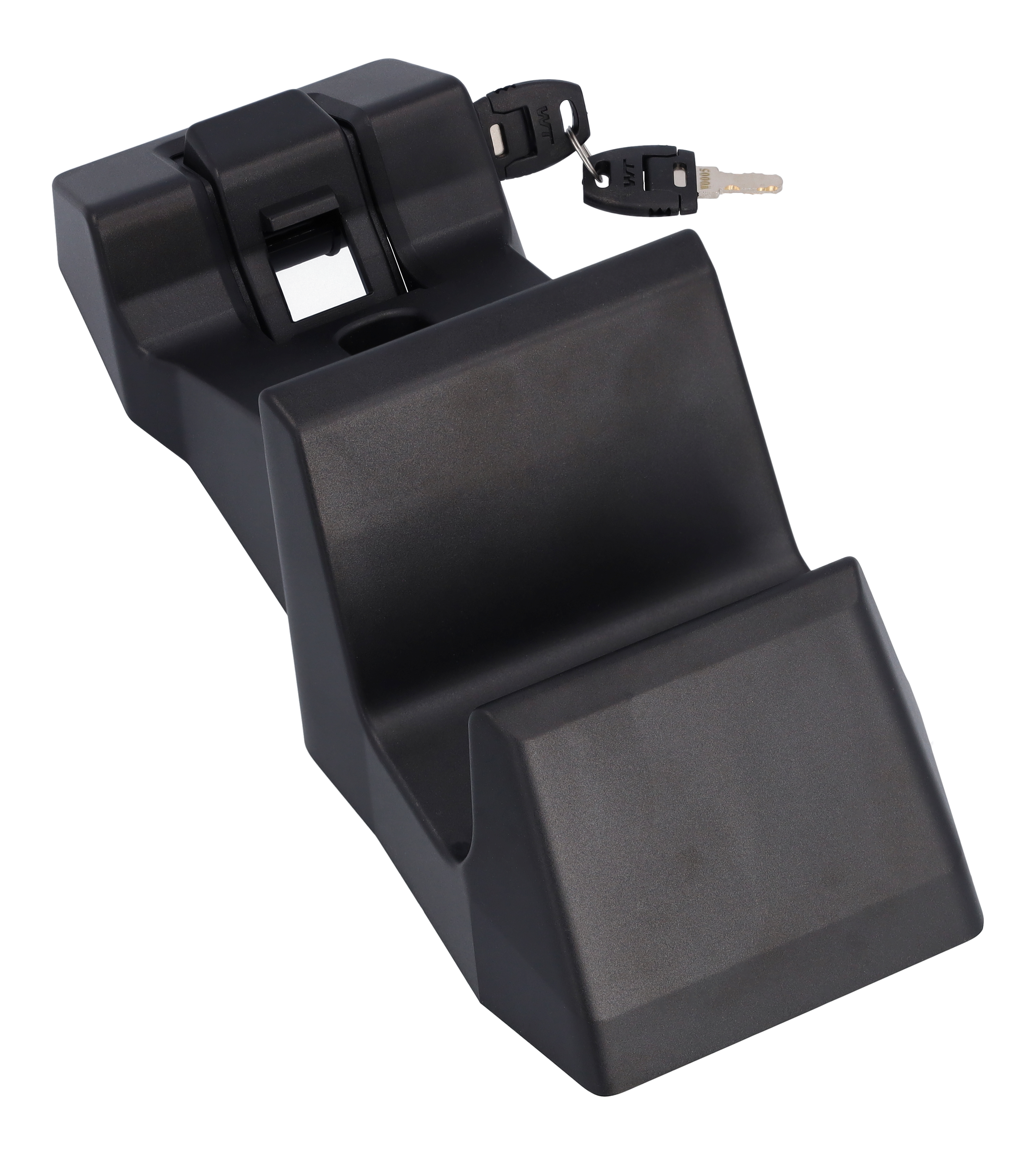 Elastyczny system ładowania Pro, Uchwyt ścienny - tworzywo sztuczne, czerń, kierownica z lewej/prawej strony