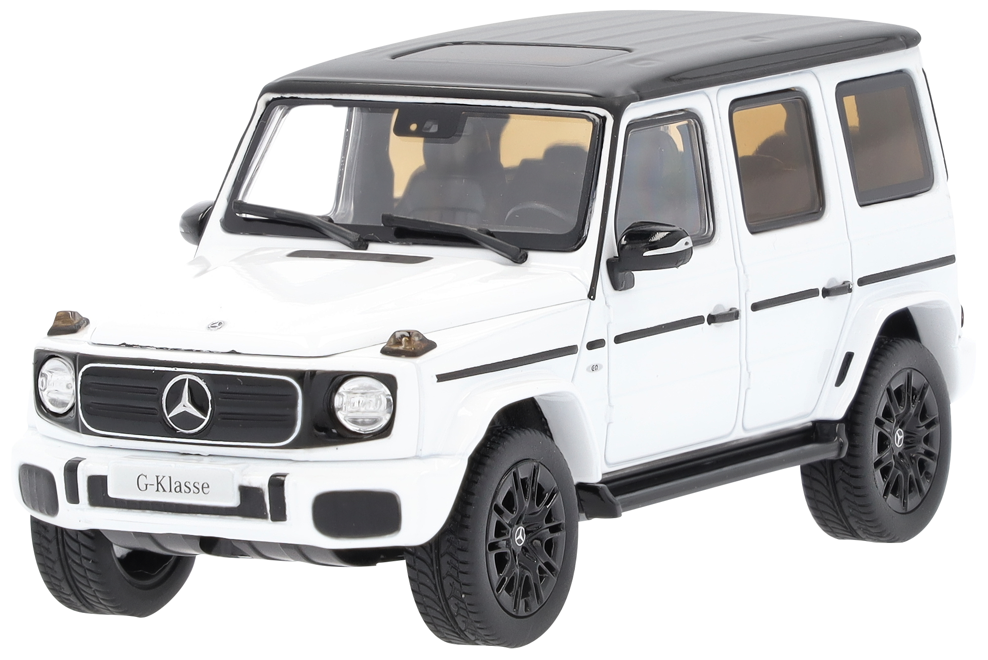 G 580 with EQ Technology, Samochody terenowe, AMG Line, N465 - MANUFACTORY biel opalitu bright, Norev, 1:43