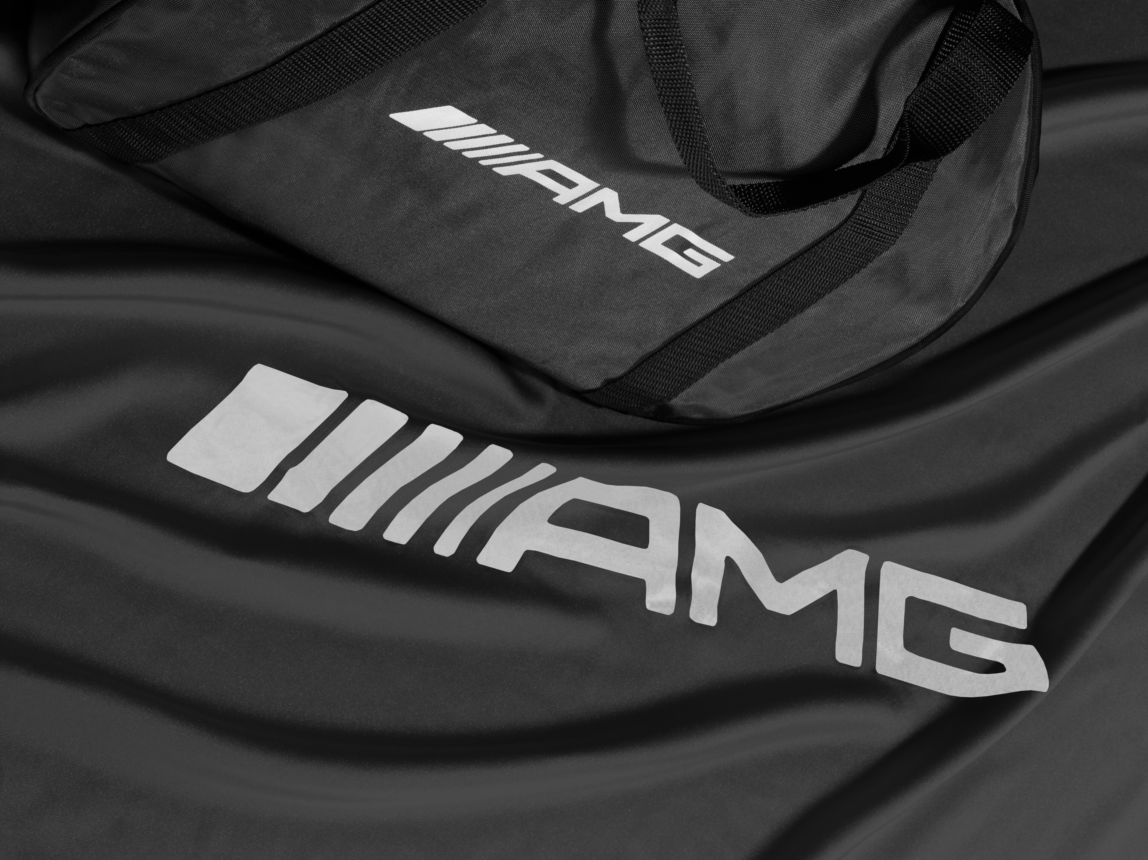 Pokrowiec AMG Indoor-Car-Cover - poliamid / poliester, czerń