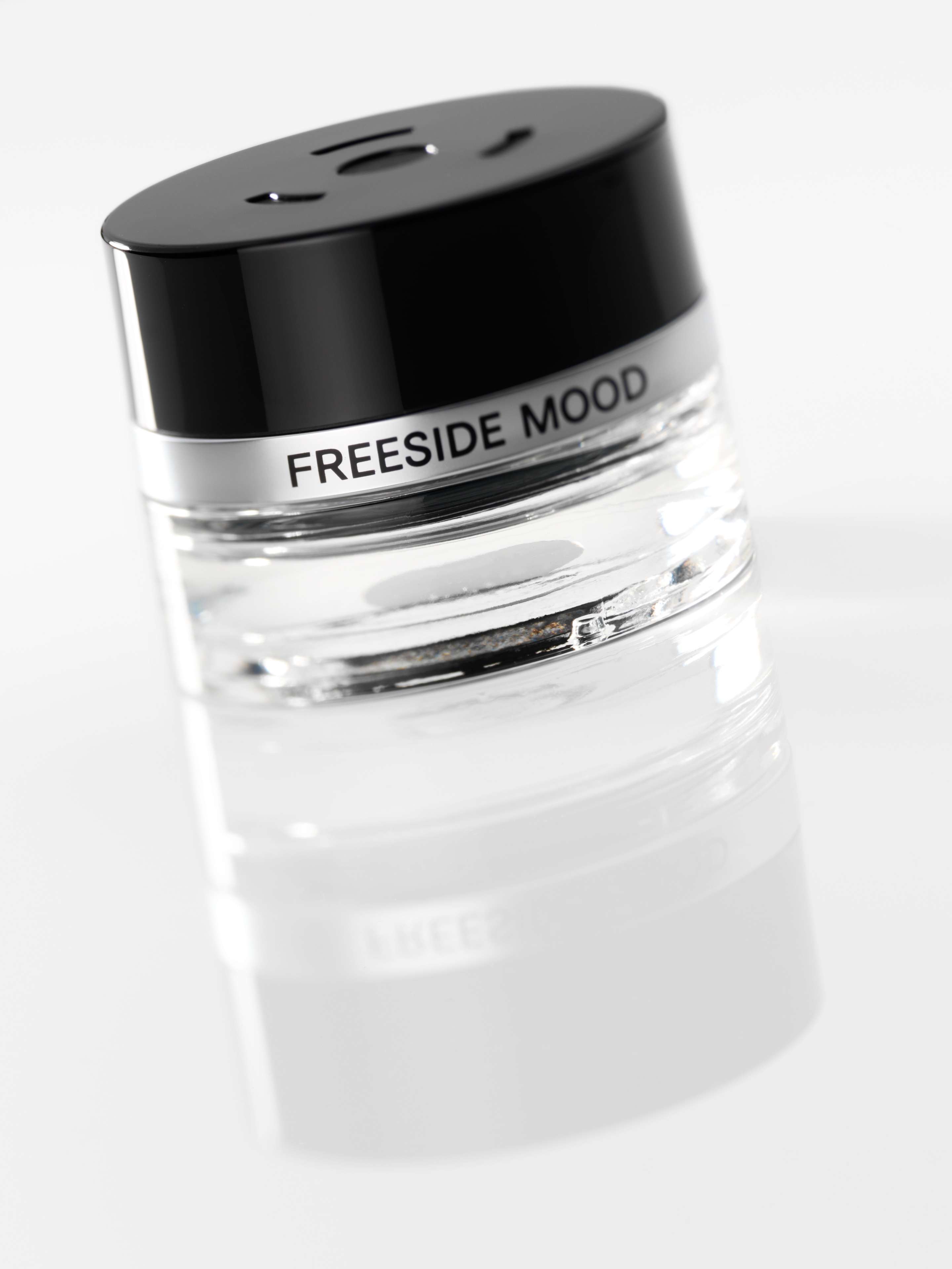 Flakon, FREESIDE MOOD - przezroczyste / czerń, szkło, 15 ml